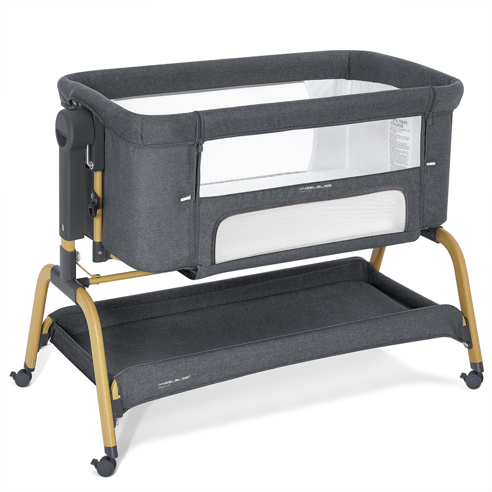3 in 1 Baby Bassinet, Rocking Bassinets Bedside Sleeper