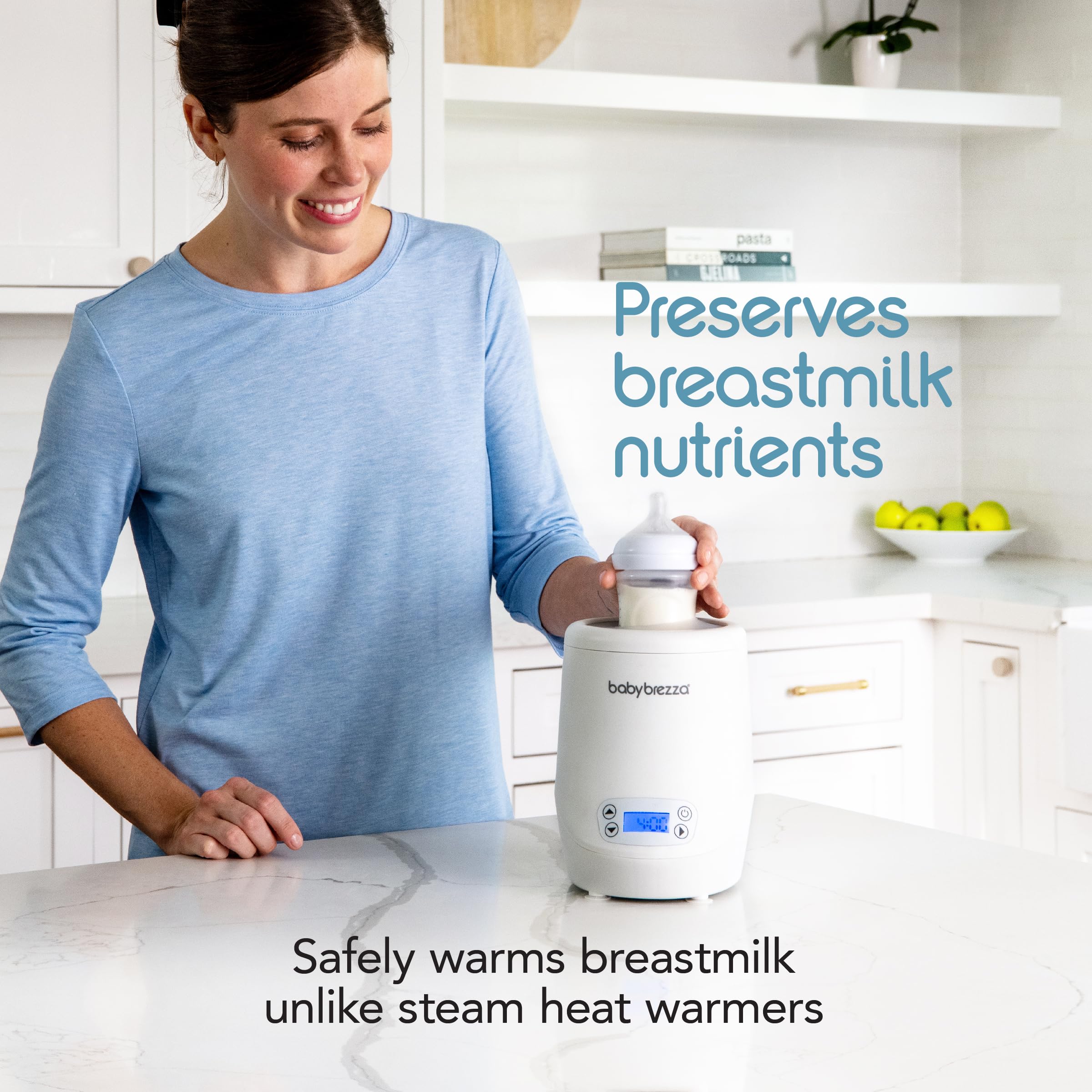 AirSwirl Waterless Baby Bottle Warmer - Safely Warm