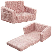 Couch for Kids – 2-in-1 Fold Out Sofa and Lounger, Soft Flannel
