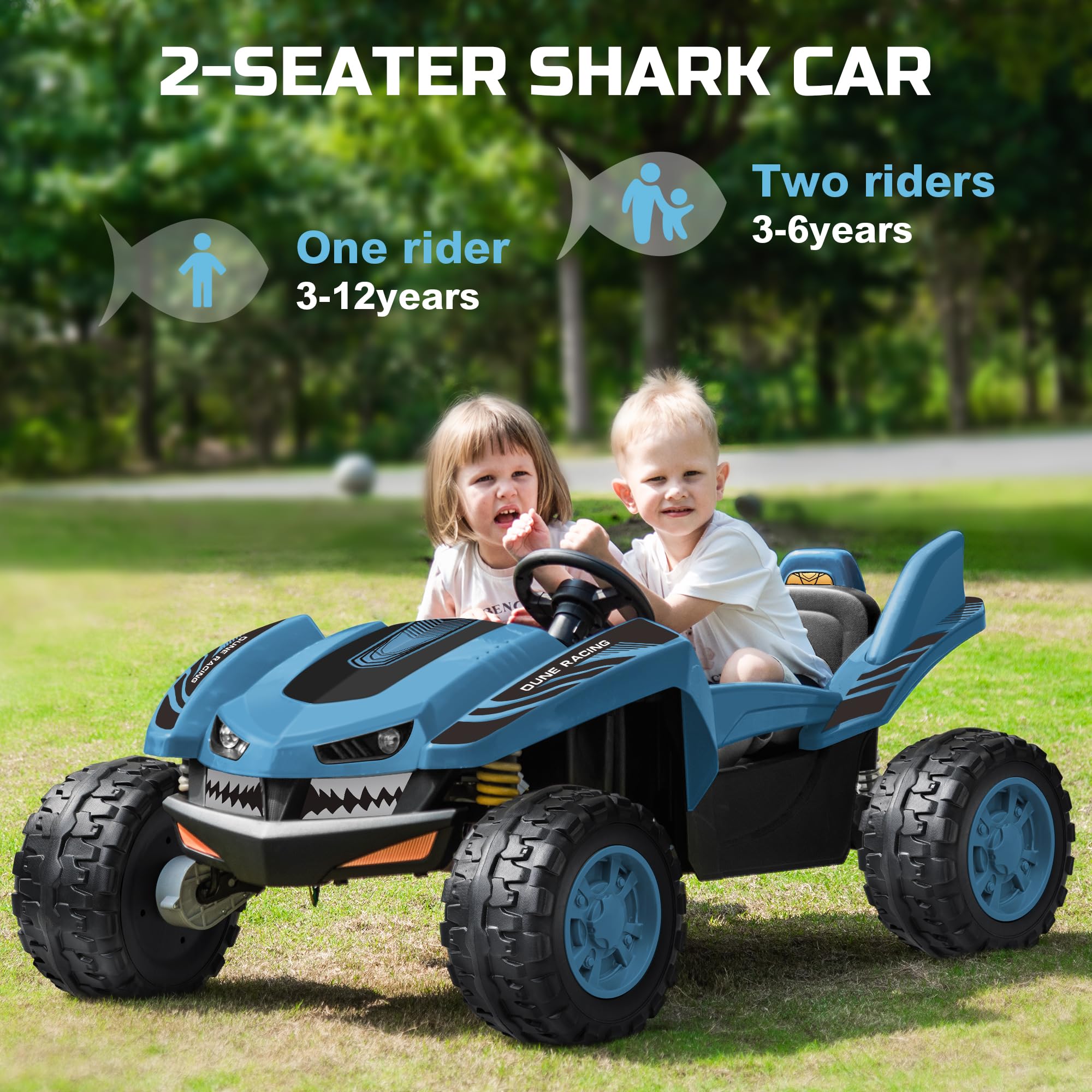 24V Ride-On Toy for Kids 3-12 Years