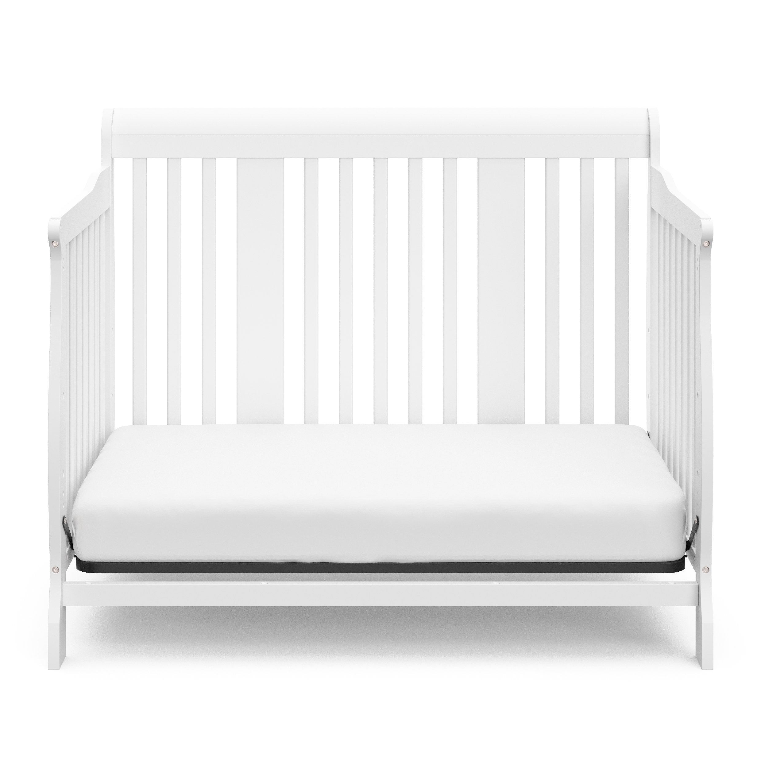 Tuscany 4-in-1 Convertible Crib (White) - Easily Converts