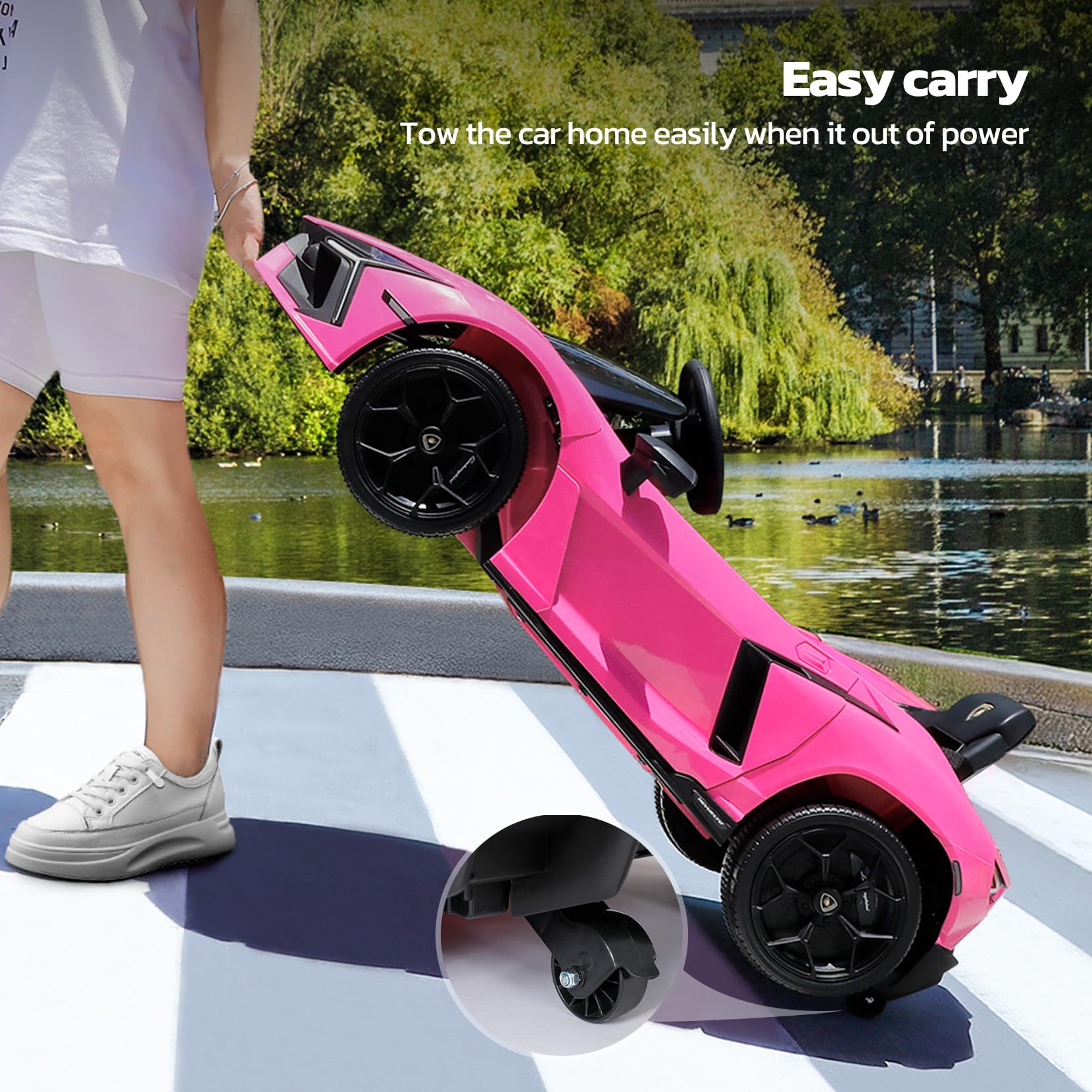 Licensed Lamborghini Ride-On Car with Remote Control
