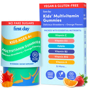 Kids Multivitamin Gummies Age 4+, Strawberry & Orange - Kids Vitamins