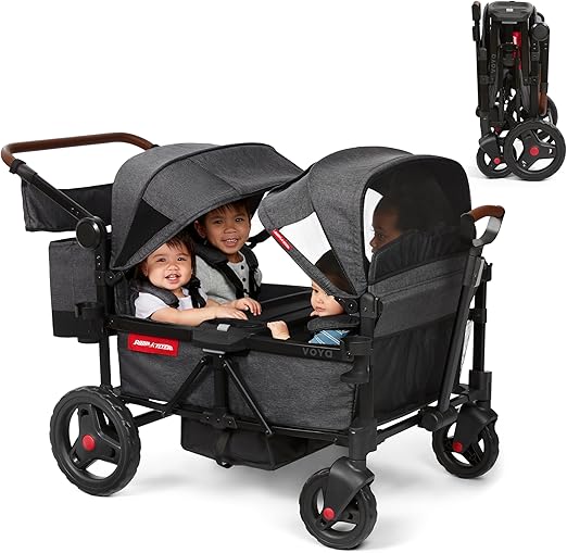 Baby Stroller, Wagon for Kids, Outside Toys for Toddlers 1-3, Outdoor Play Rolling Cart