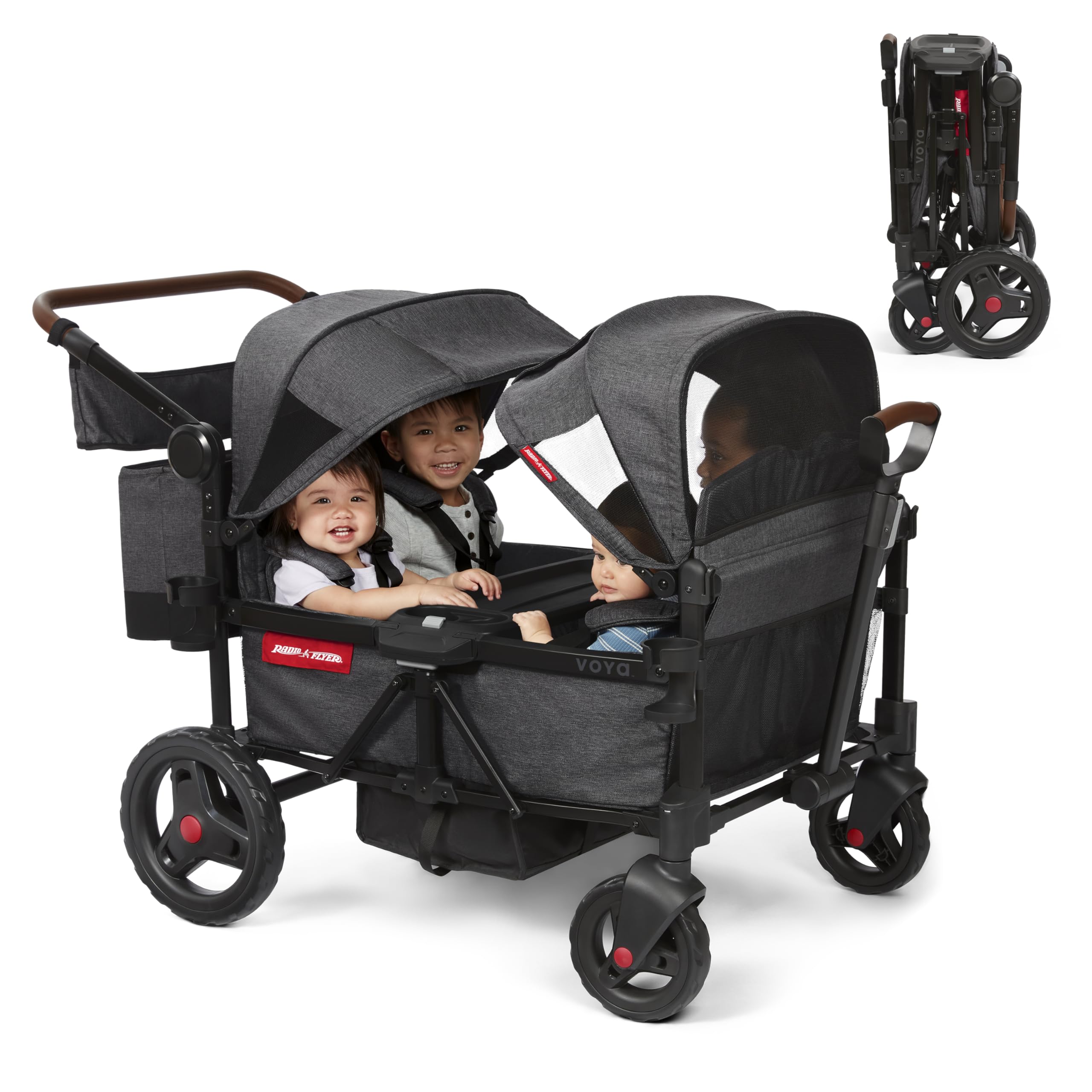 Baby Stroller, Wagon for Kids, Outside Toys for Toddlers 1-3, Outdoor Play Rolling Cart