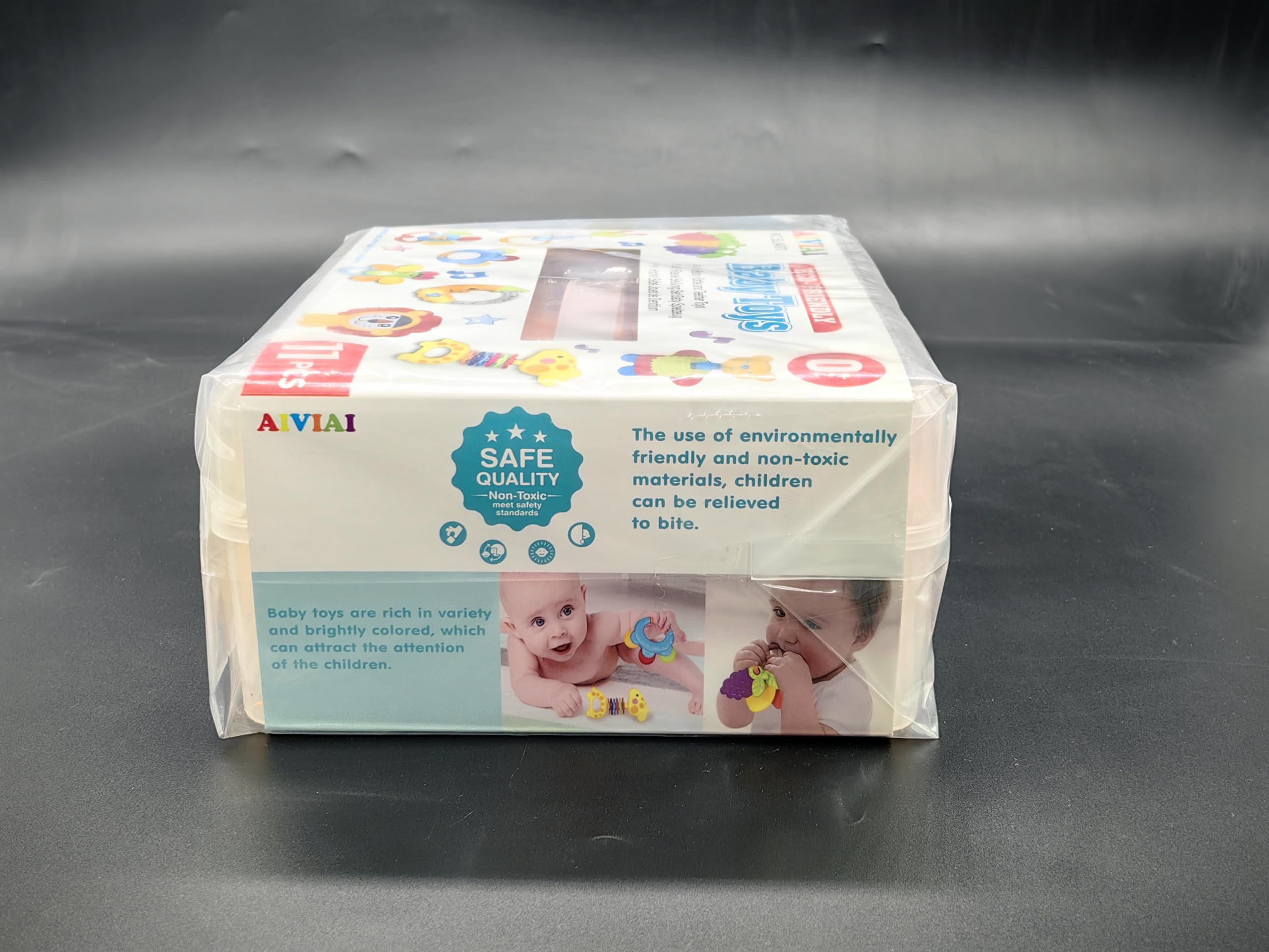 Baby Toys 0-6 Months Infant Toys 0-3 Months Infant Rattles Baby Rattle Teether Toy Set