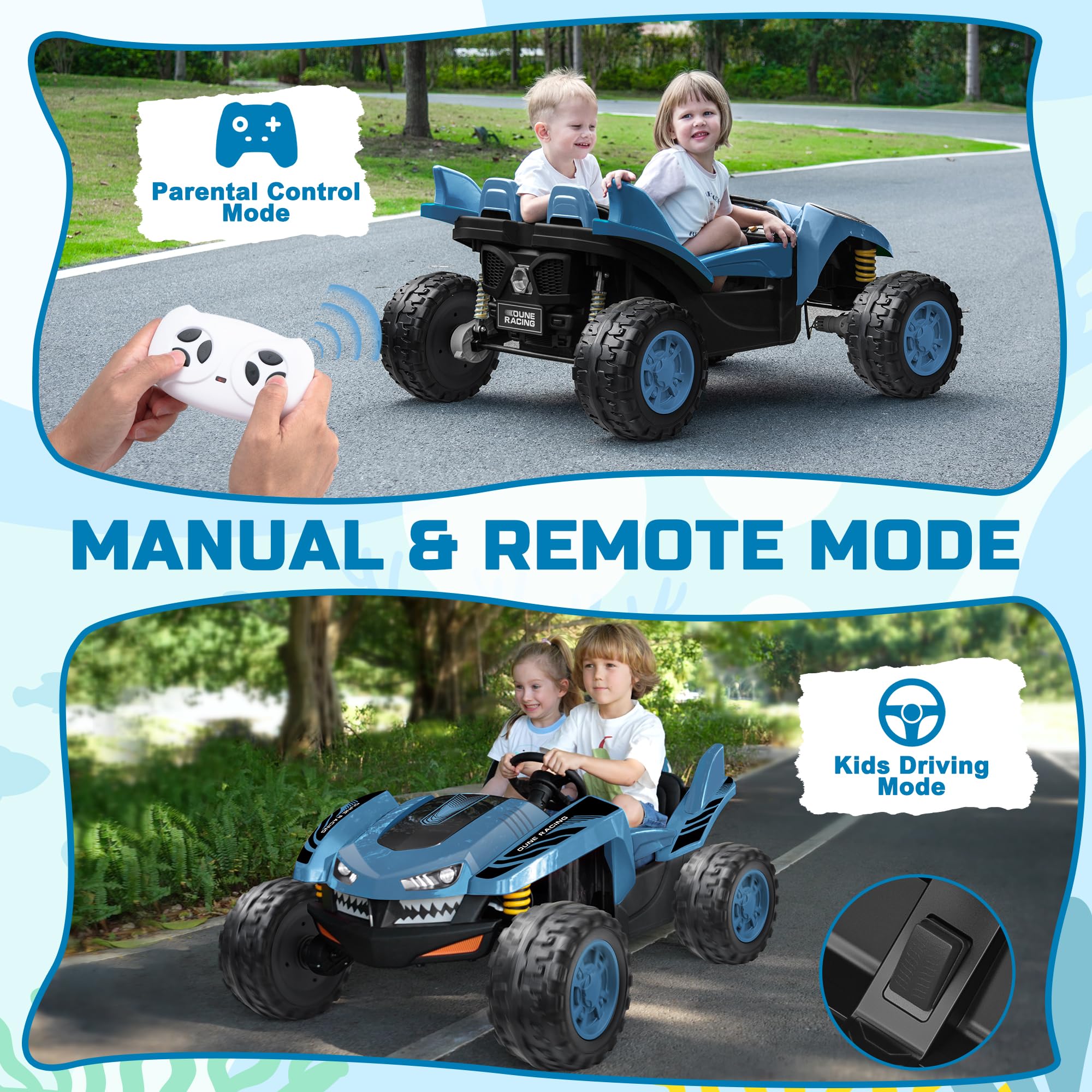24V Ride-On Toy for Kids 3-12 Years
