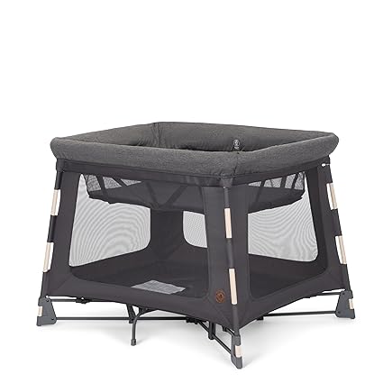 Swift Baby Playpen with Mat, Baby Play Yards, Pack and Play with Bassinet