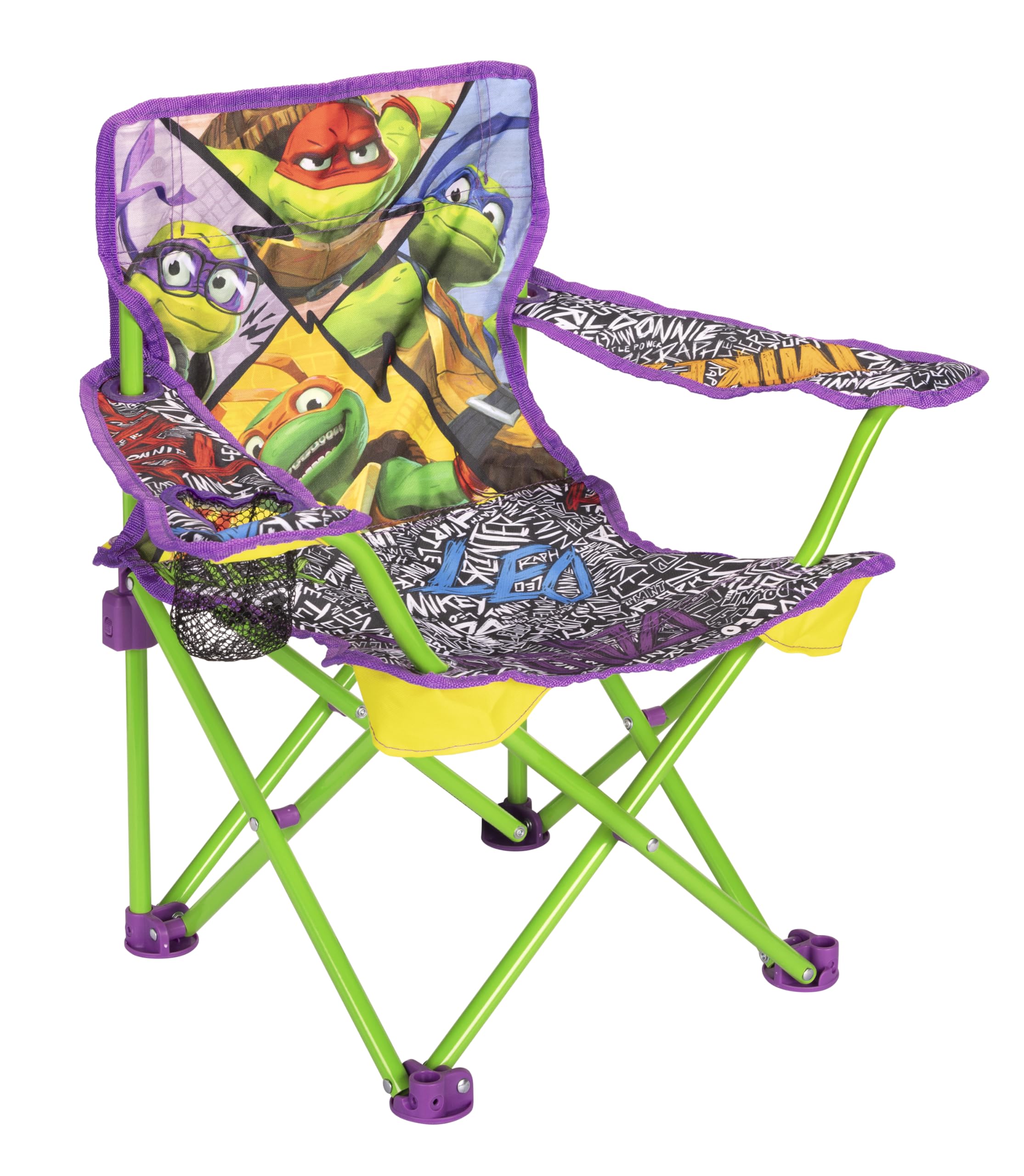 Ninja Turtles Kids Chair Foldable for Camping, Sports or Patio