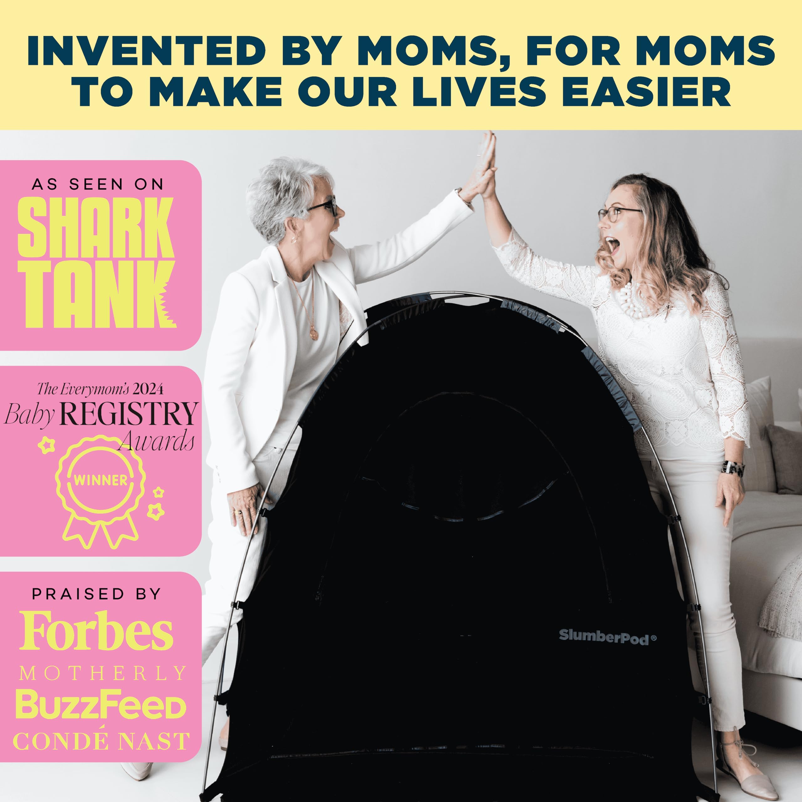 Blackout Sleep Tent for Babies and Toddlers with Monitor Pouch