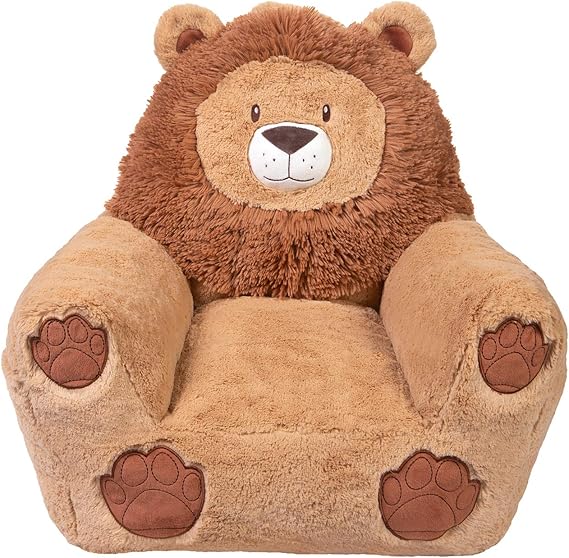 Sloth Toddler Plush Character Kids Chair Comfy Pillow Chair for Boys and Girls