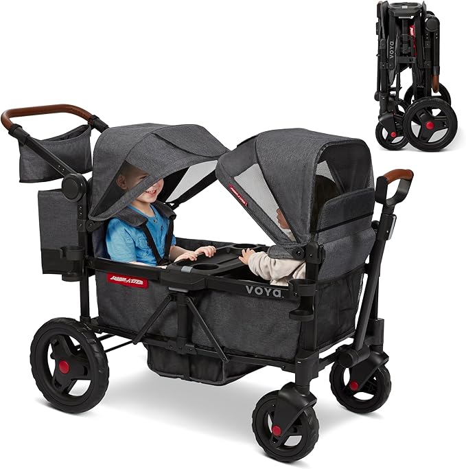 Baby Stroller, Wagon for Kids, Outside Toys for Toddlers 1-3, Outdoor Play Rolling Cart