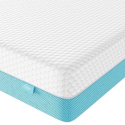 Mattress, Dual-Sided Memory Foam Toddler Mattress with Breathable