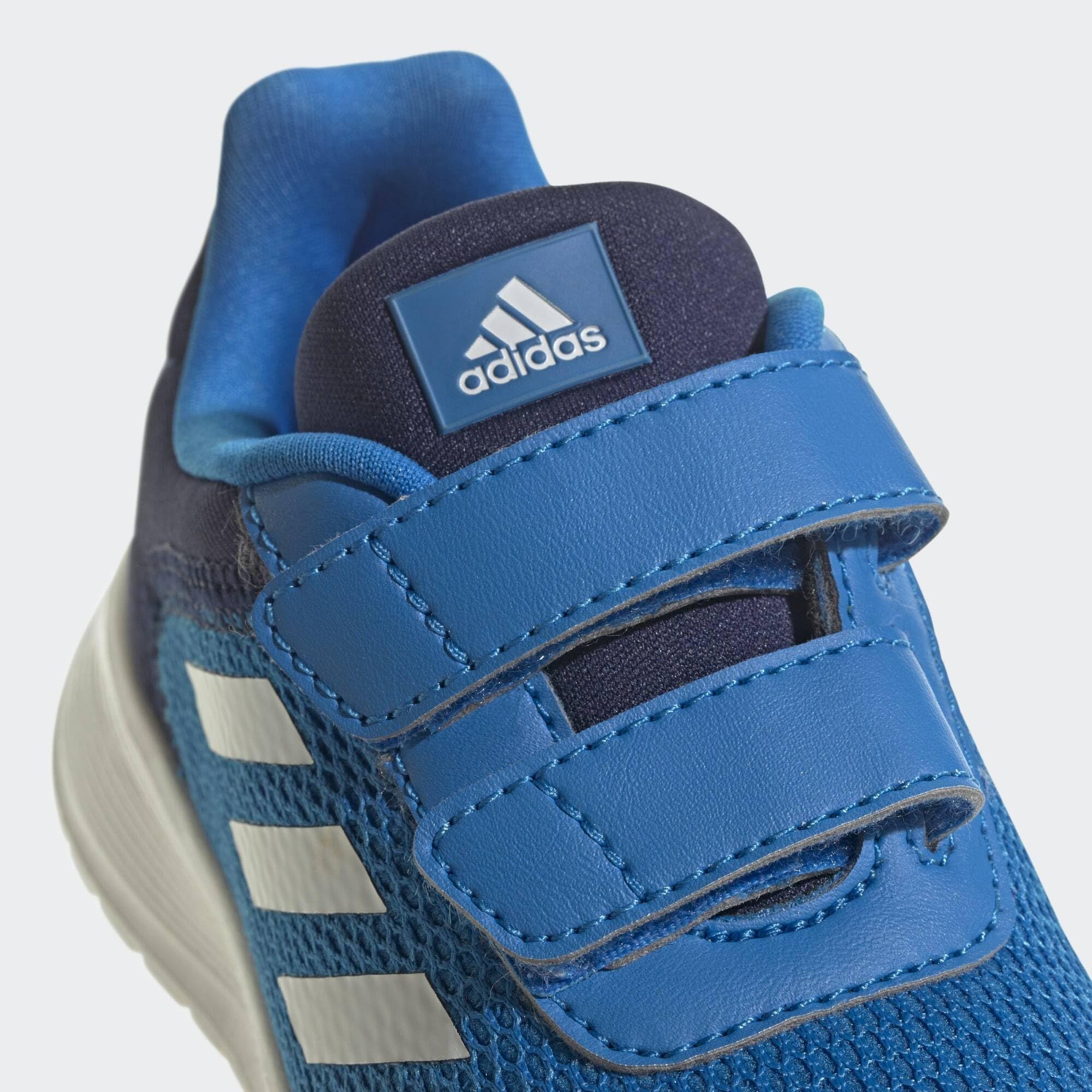 adidas Tensaur Run Shoes, Unisex Baby Sneakers, Blue Rush Core White Dark Blue, 21 EU