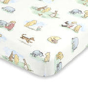 Winnie The Pooh Classic Pooh Ivory, Blue, Sage, Tan Storybook 6 Piece Nursery
