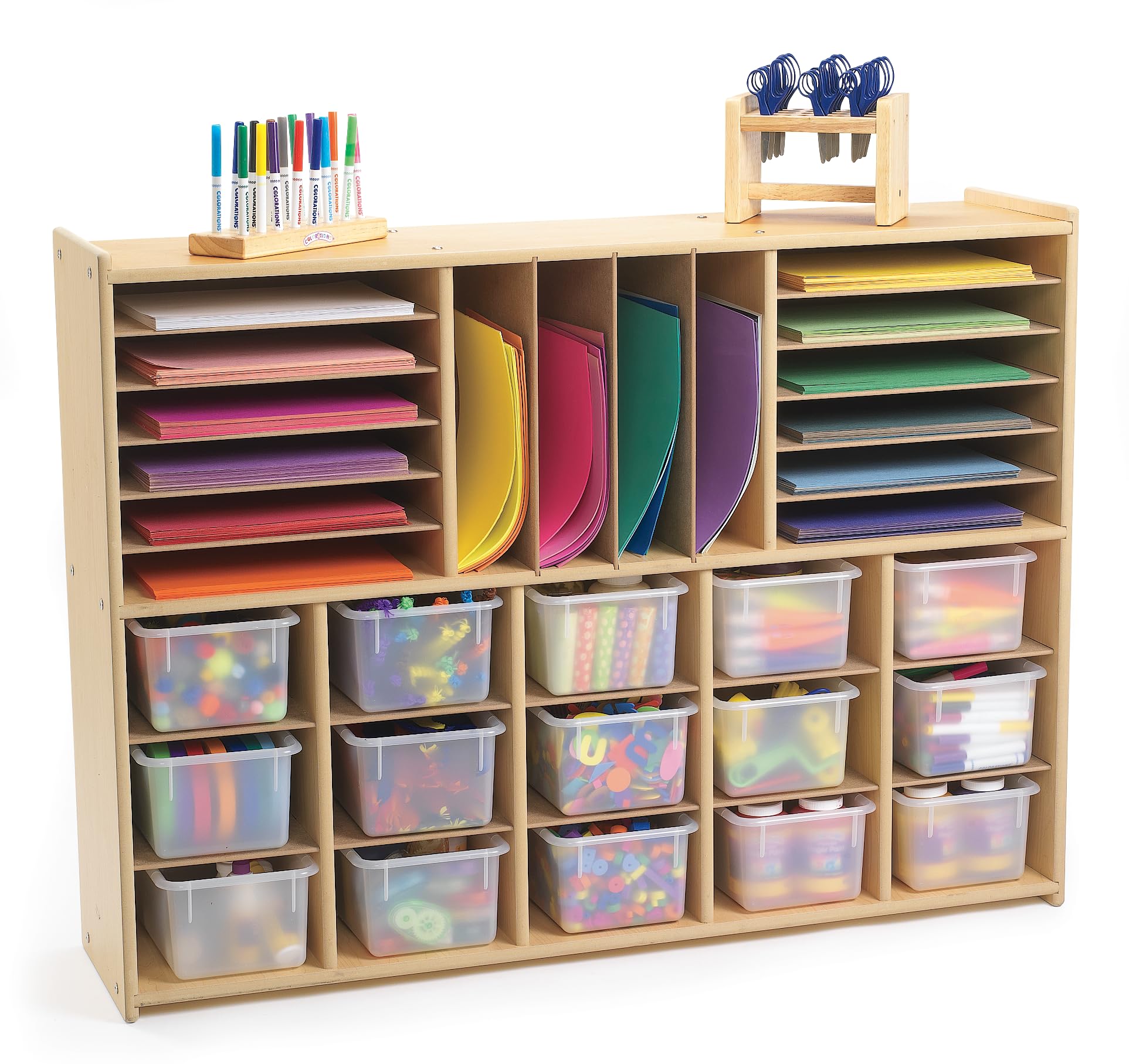 Multi-Section Classroom Organizer for Kids and Toddlers