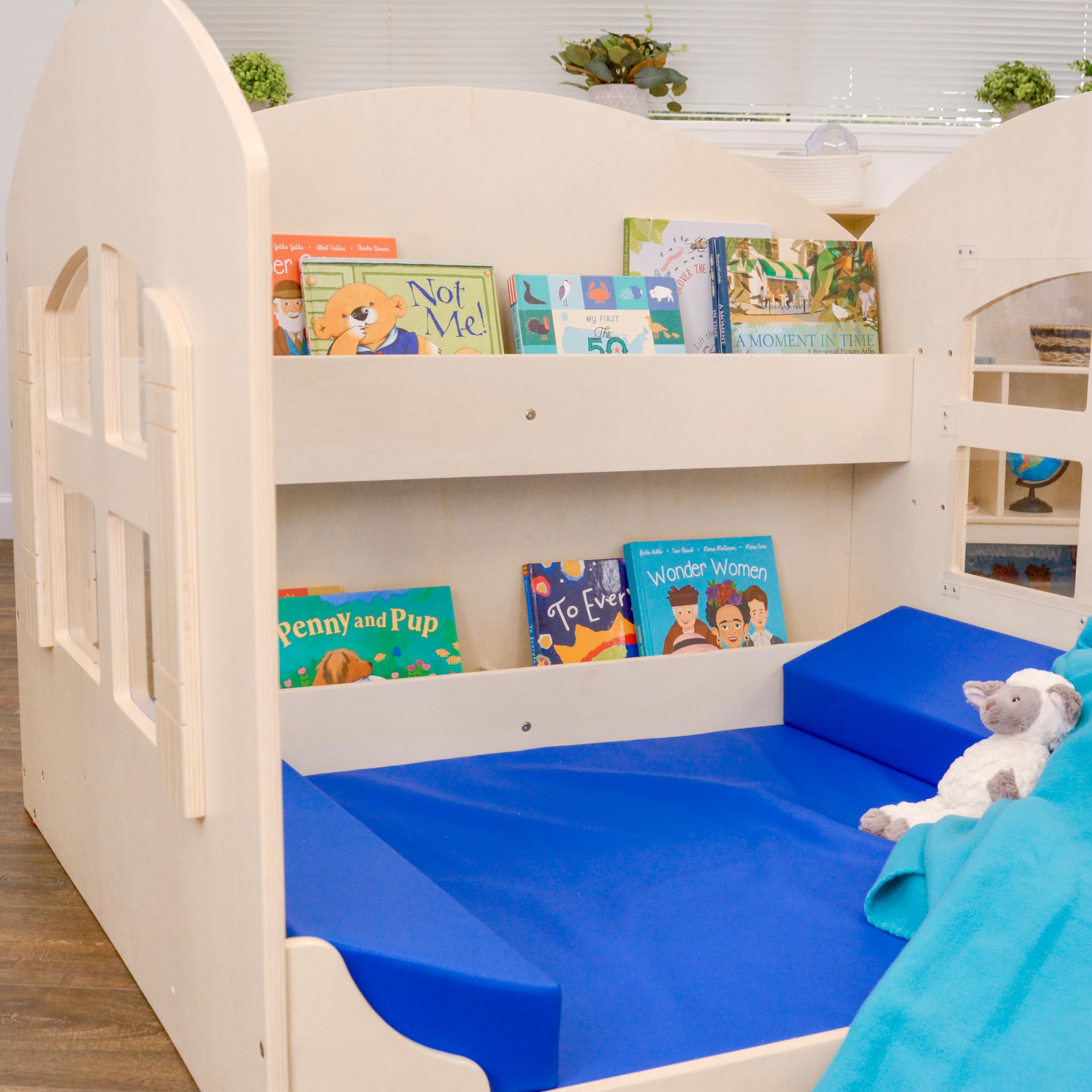 Reading Nook for Kids with Floor Mat and Backrests