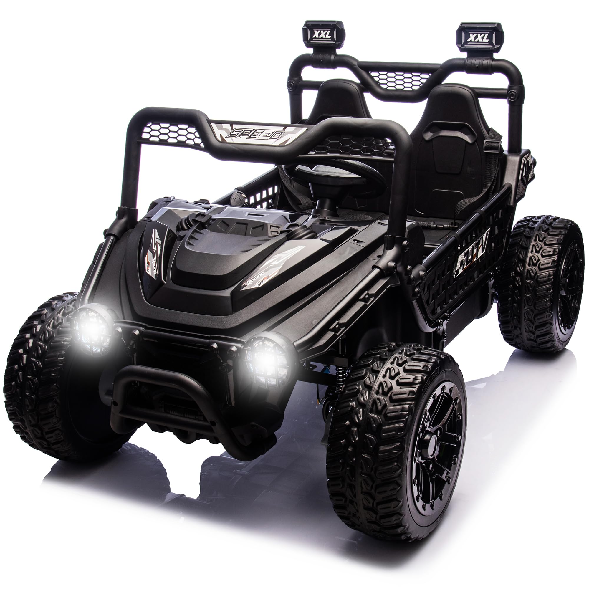 24V 2 Seater XXL Kids UTV Ride On Car with Remote Control 4WD Off Road Electric Vehicle