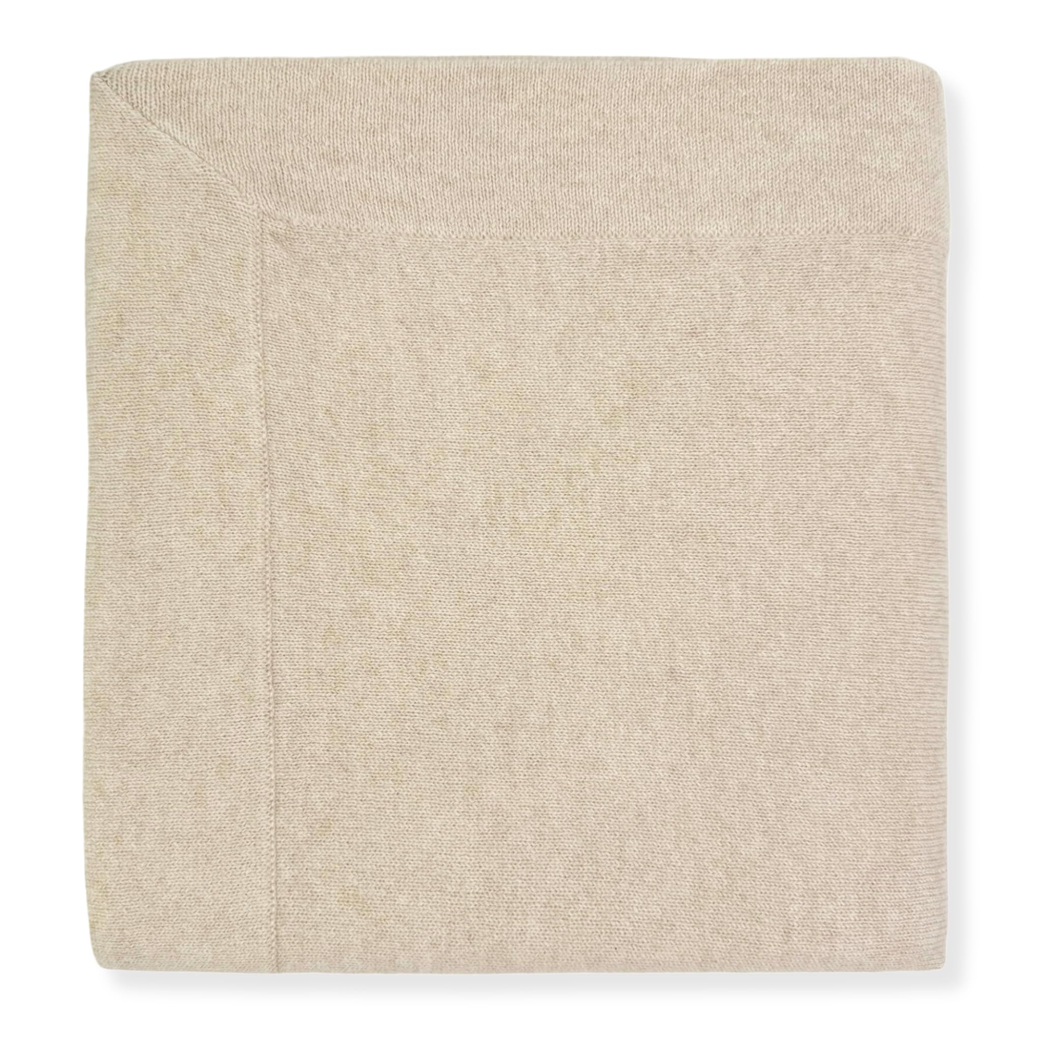 BABY 100% Cashmere Baby Blanket Luxe Knit Design in Brown Sugar
