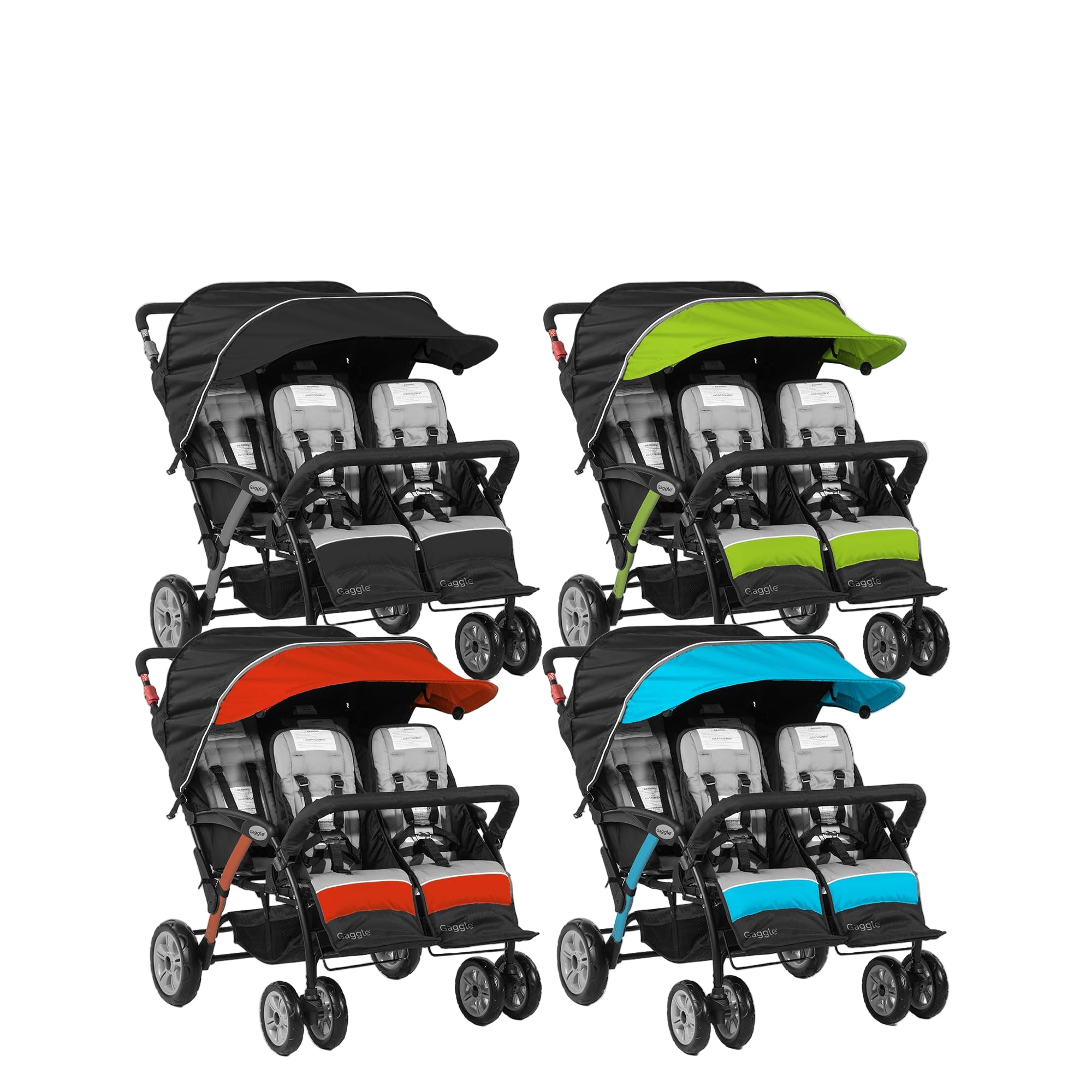 Foundations Compass Quad 4 Seat Stroller | 4-Seat Stroller for Daycare