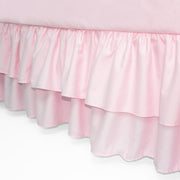 Tufted Crib Bedding Set with Ruffle Fringe