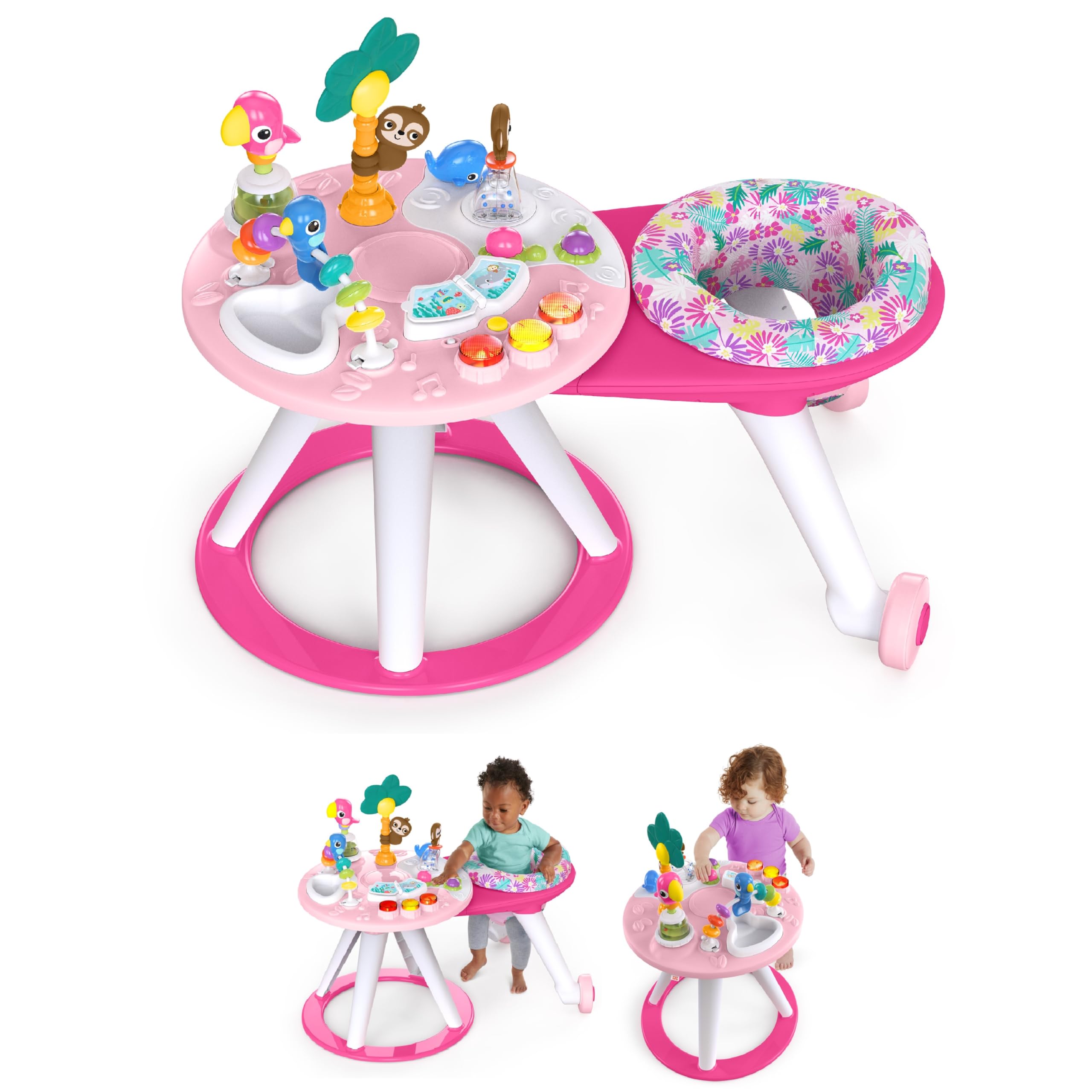Around We Go 2-in-1 Baby Walker, Discovery Activity Center and Table