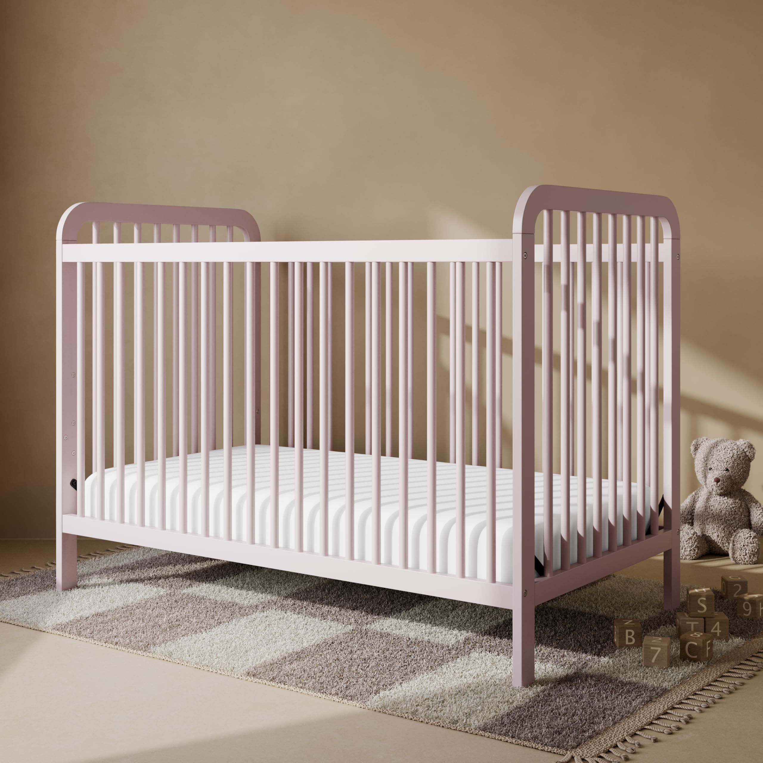 Pasadena Convertible Crib (Blush) – GREENGUARD Gold Certified