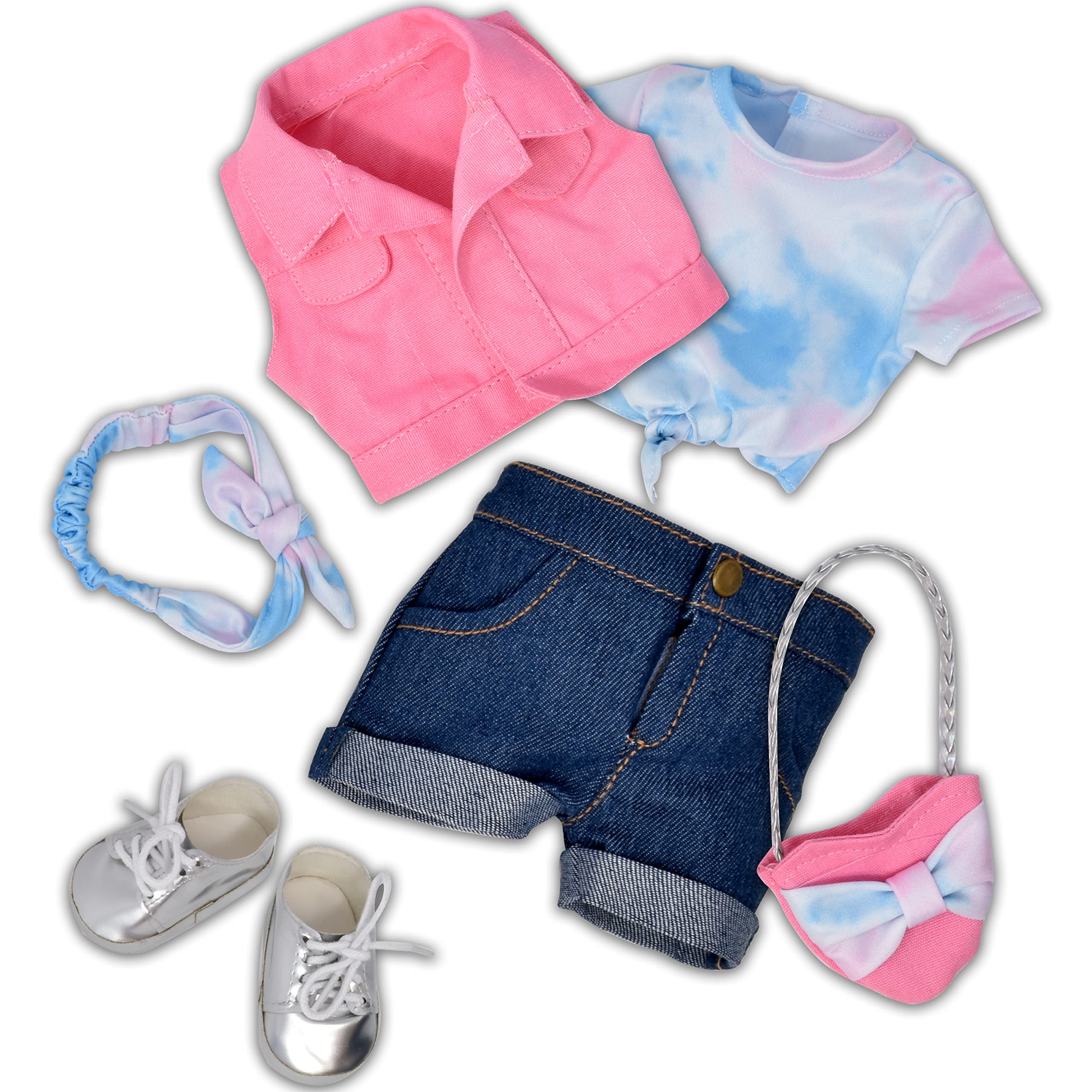 18 Inch Girl Doll, Fashion Doll with Fine Blond Hair for Styling Clothes Shoes