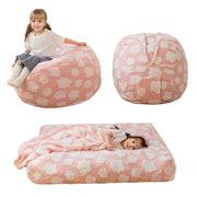 Bean Bag Chair Bed for Kids, Convertible Bean Bag from Lazy Chair to Floor Bed