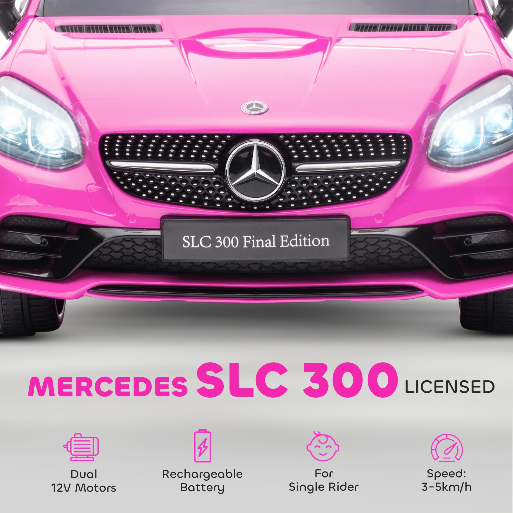 Mercedes SLC 300 Kids Electric Car with Remote Control