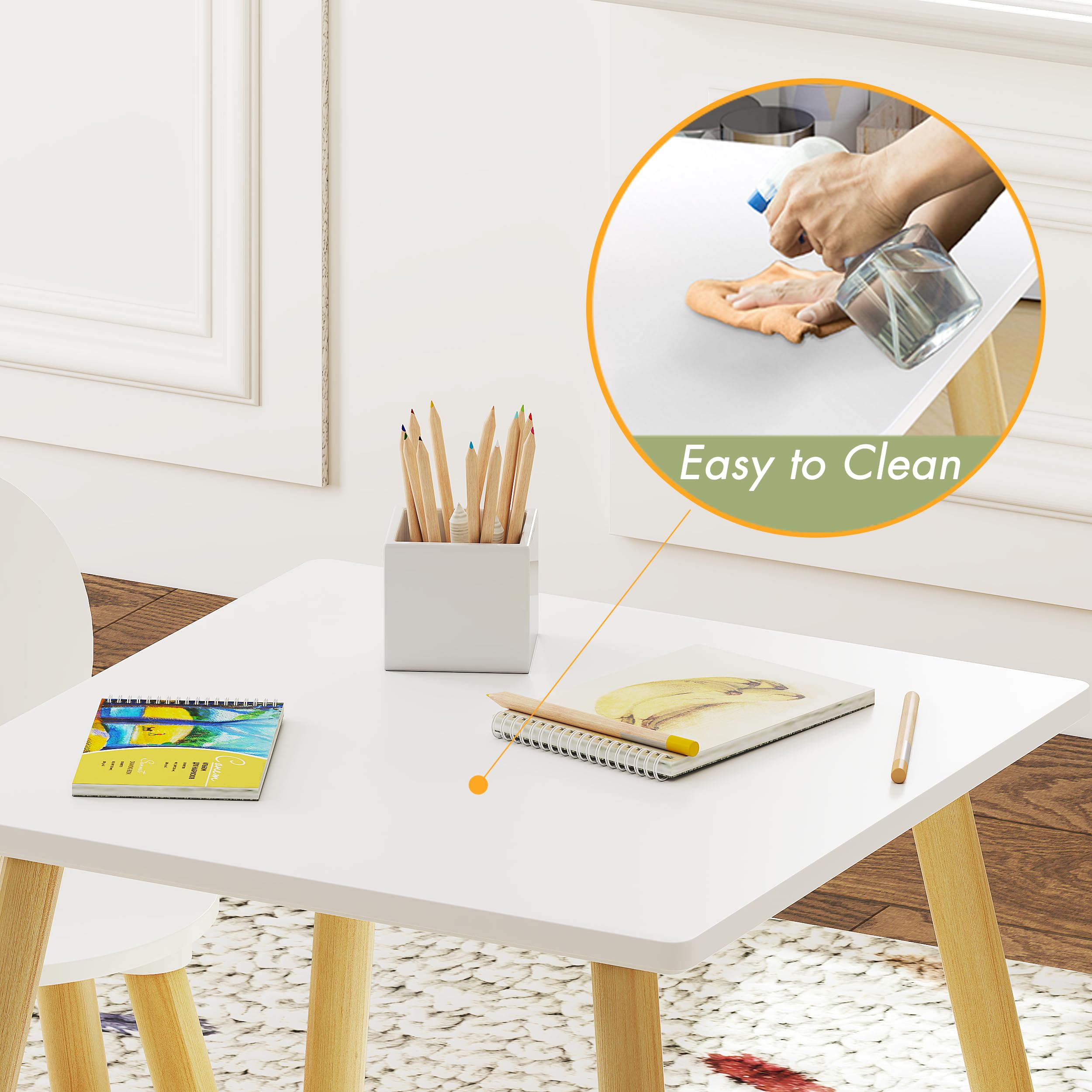 Kids Table and Chairs Set for Toddlers