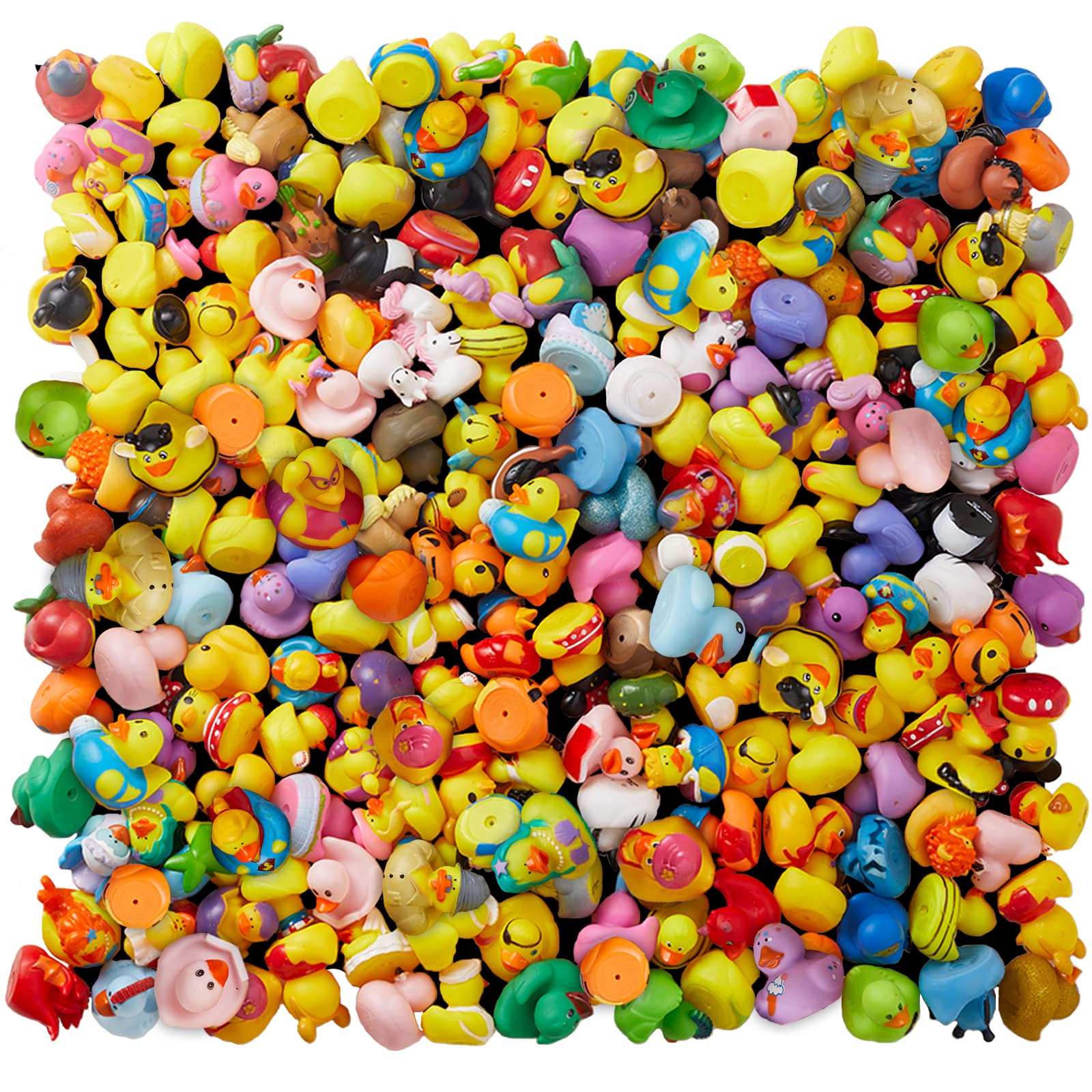 100 Pack Rubber Duck for Jeeps Ducking - 2" Bulk Floater Duck