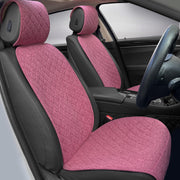 Linen Car Seat Cover - Non-Slip & Breathable - Universal Fit for Cars