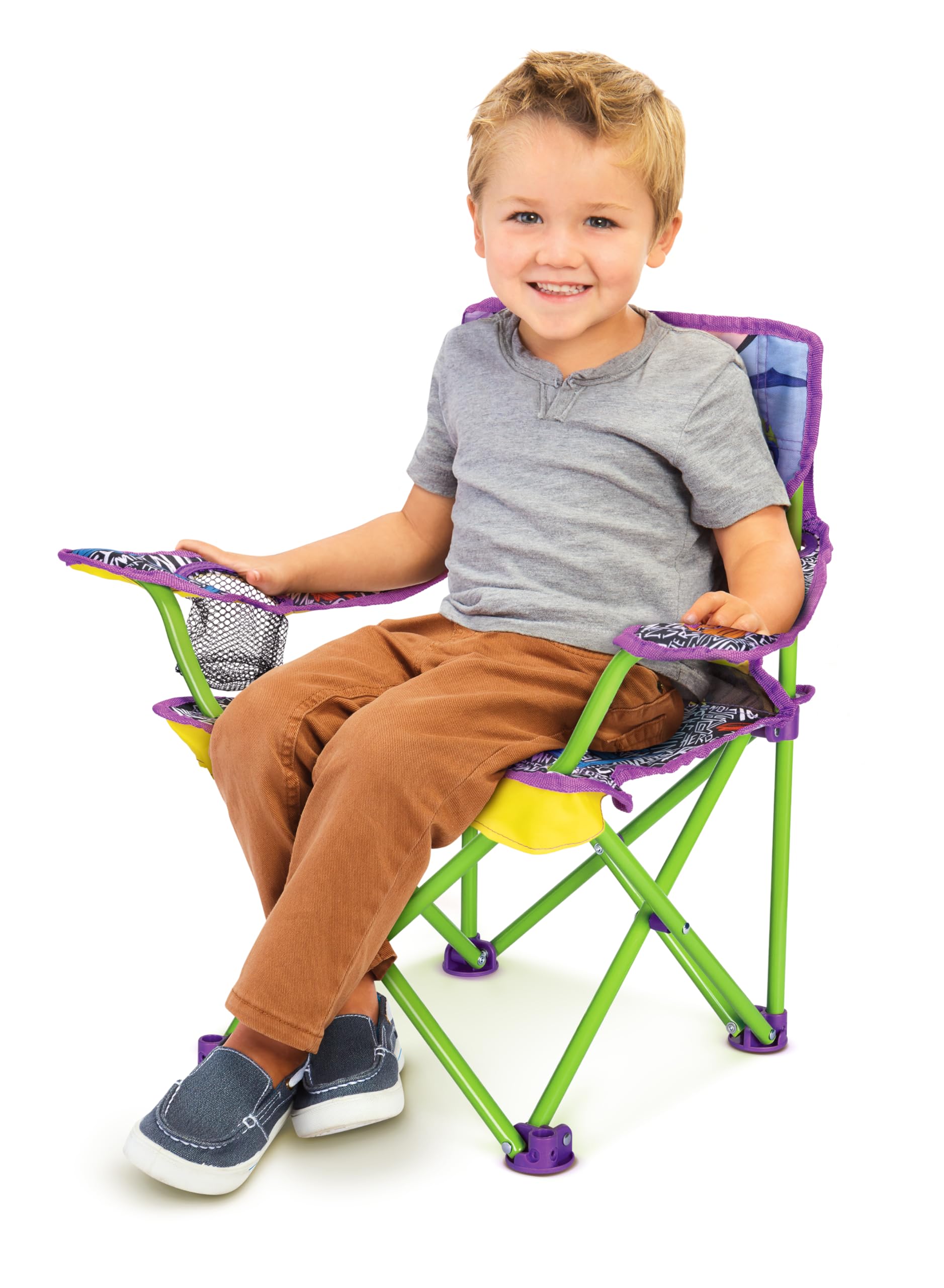 Ninja Turtles Kids Chair Foldable for Camping, Sports or Patio