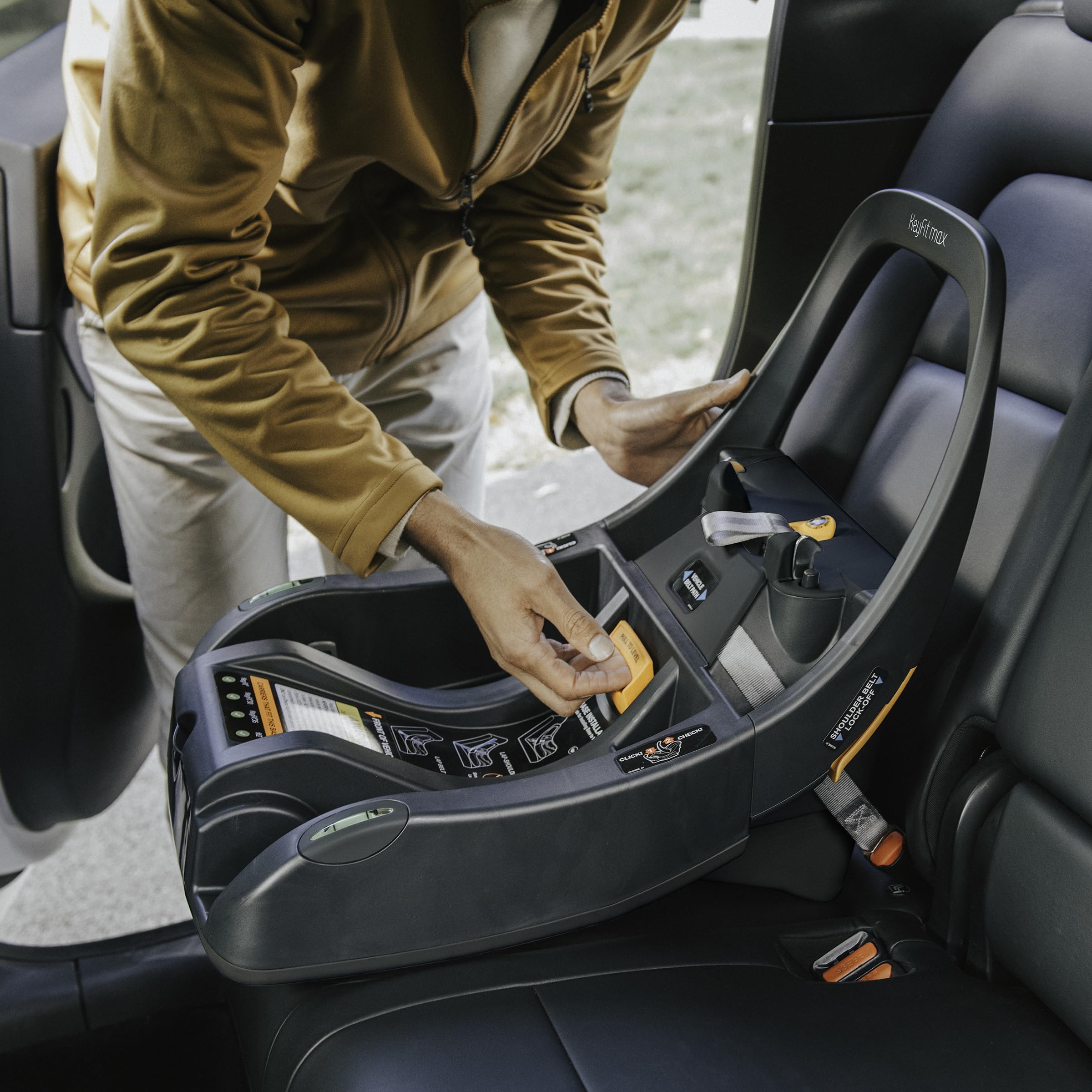 Max Infant Car Seat Base, Stay-in-Car Base for Second Vehicle, Compatible