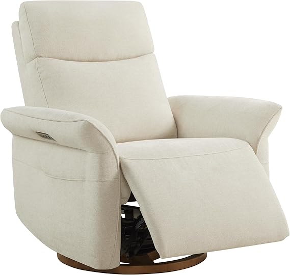 Power Recliner Chair, Electric Triple-Motor Swivel Glider Nursery