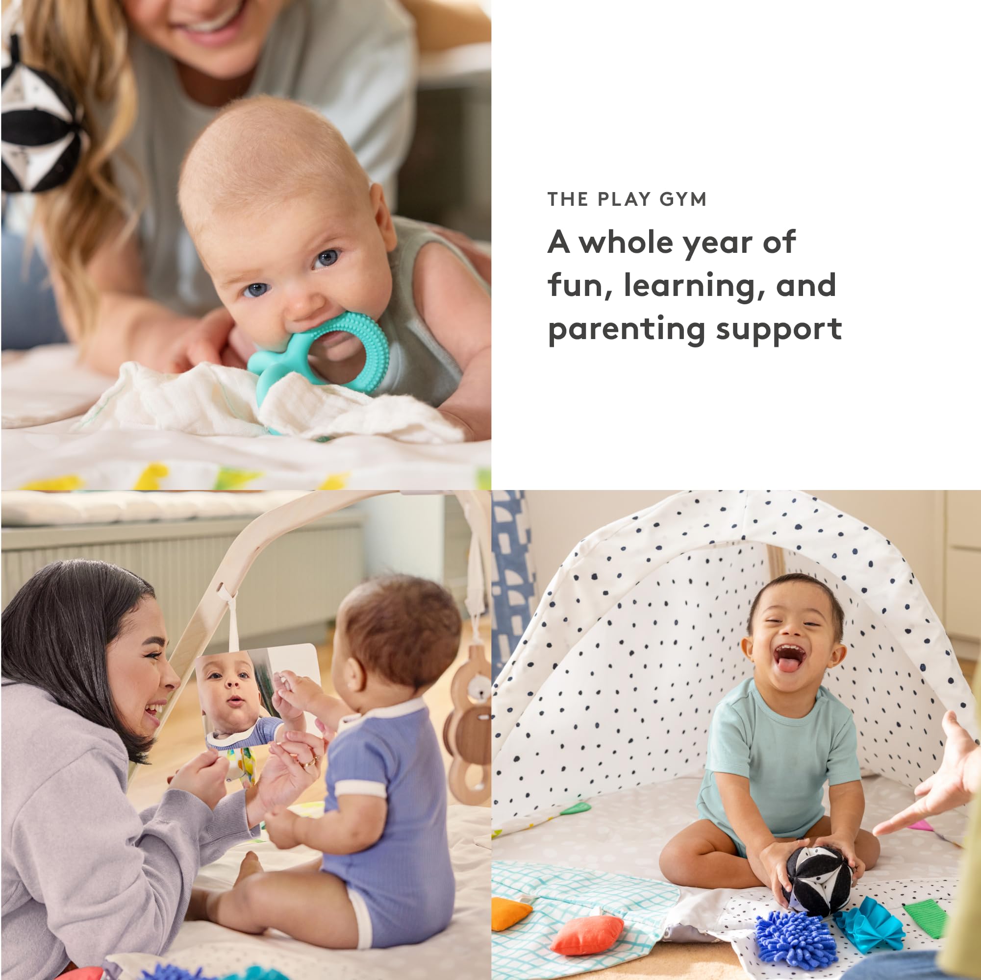 Developmental Activity Gym & Play Mat for Baby to Toddler