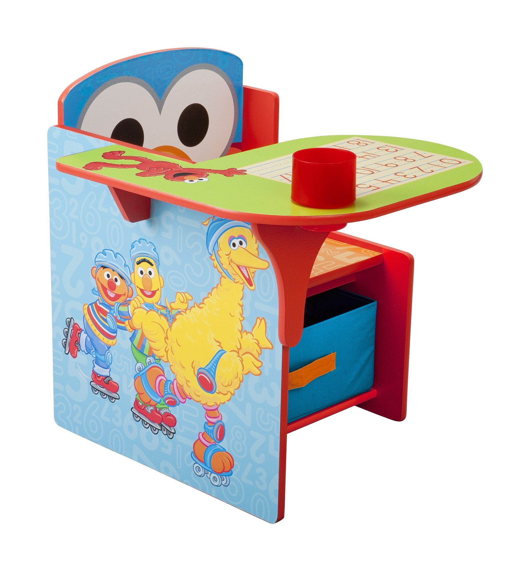 Chair Desk With Storage Bin, Sesame Street