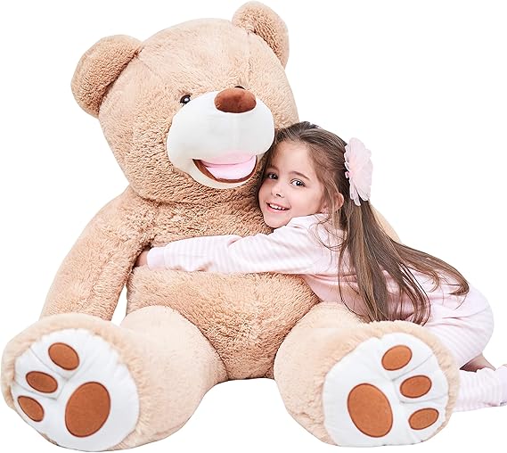 Giant Teddy Bear Plush Toy Stuffed Animals(Brown,78 inches)