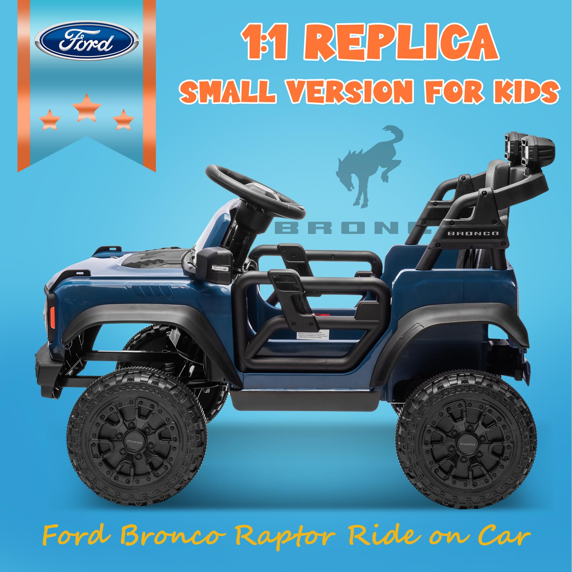 12V Electric Ride-On Car for Kids with Remote Control