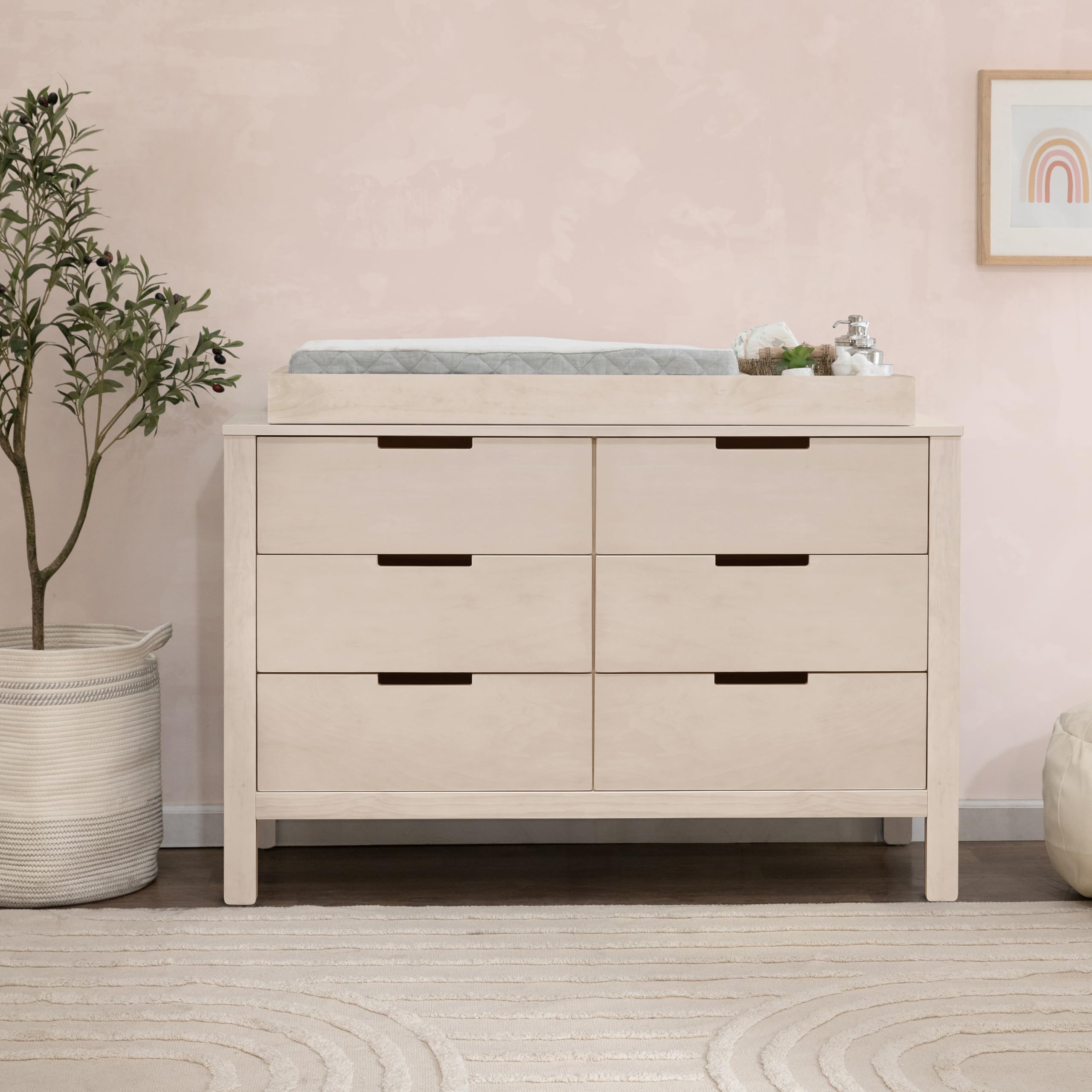 Colby 6-Drawer Baby Dresser for Bedroom - Kids Dresser