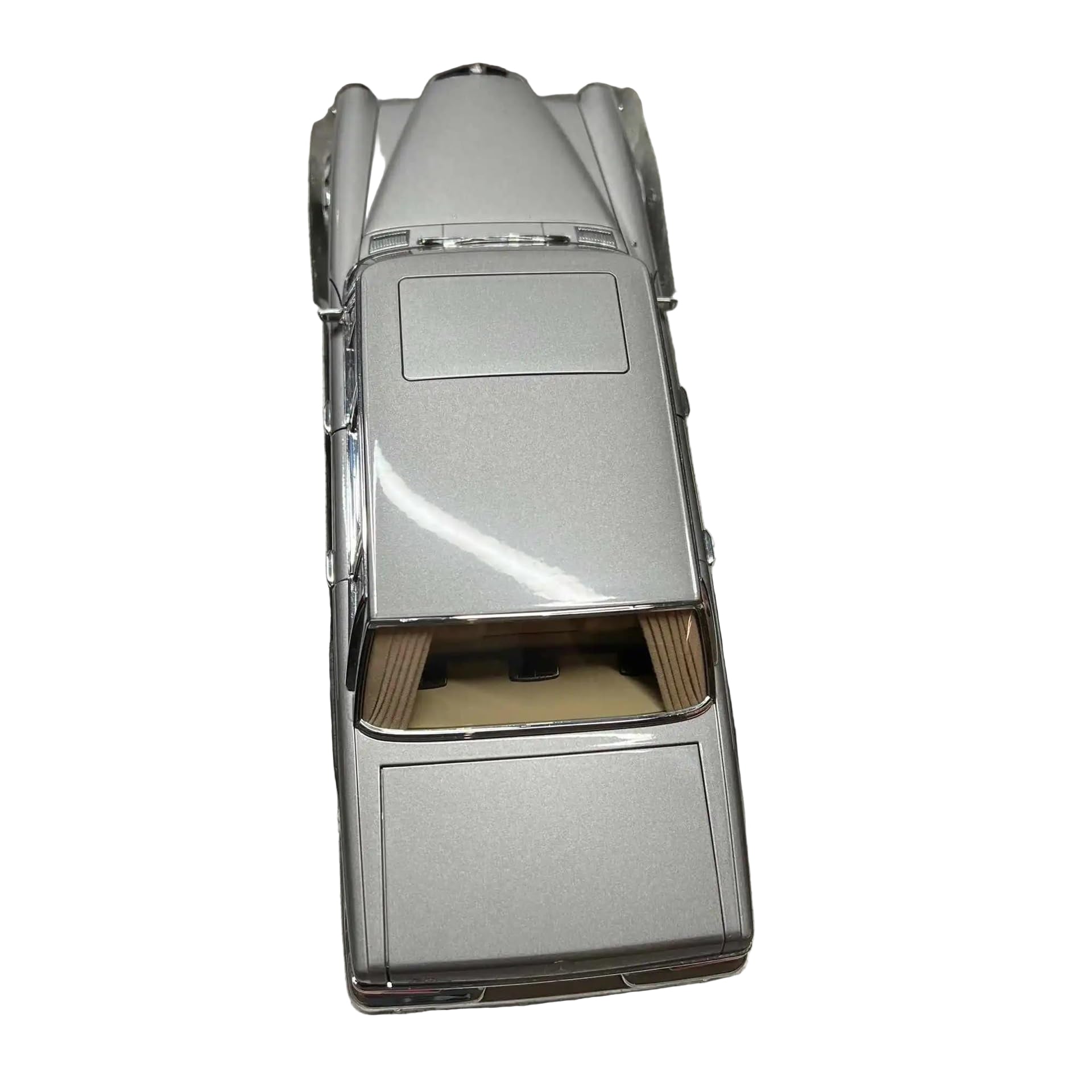 Resin Car Vehicle Model Fit for Pullman 600 1 18 Silver Alloy Fully Open Simulation Limited