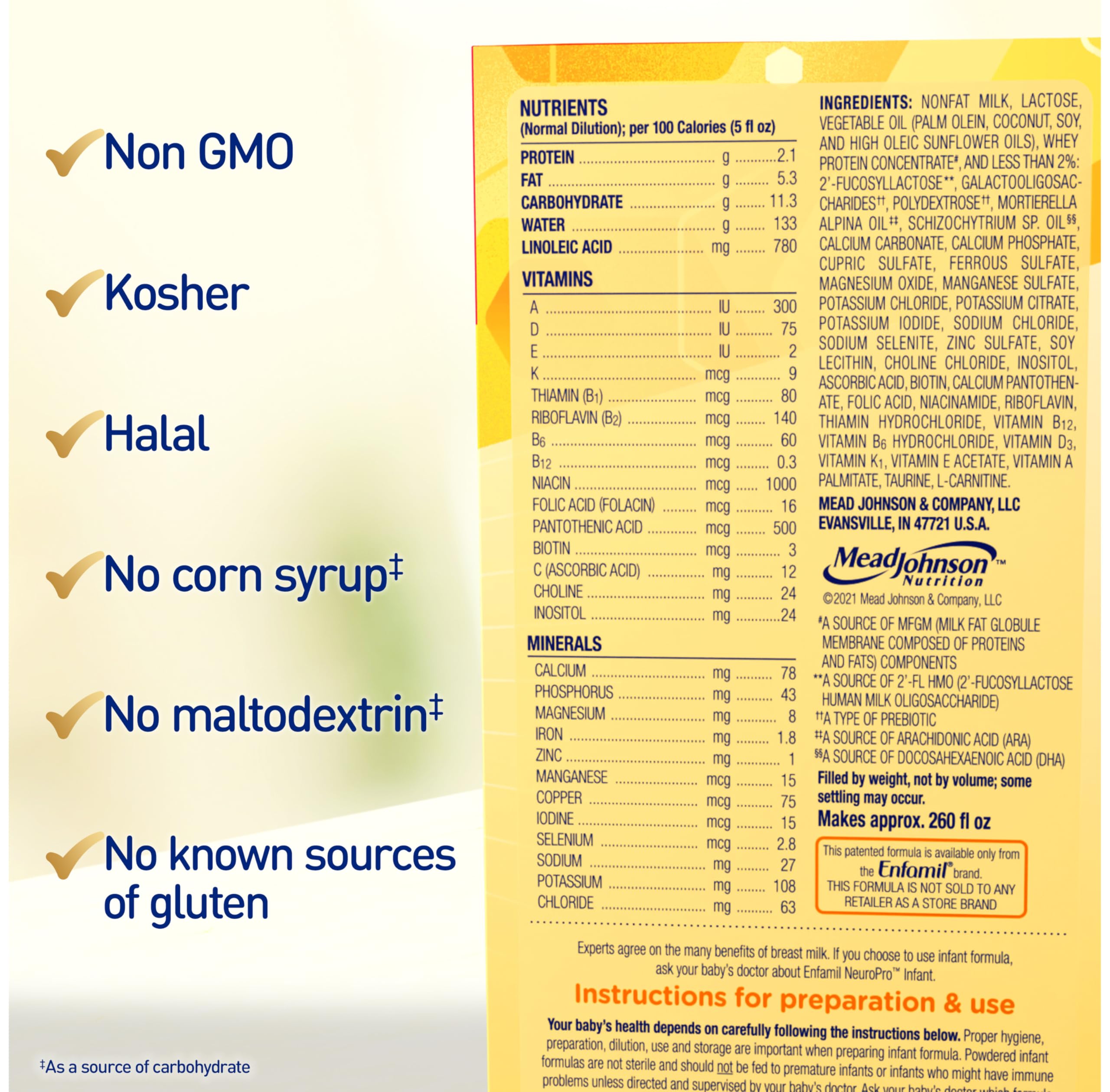 Baby Formula, MFGM* 5-Year Benefit, Expert-Recommende