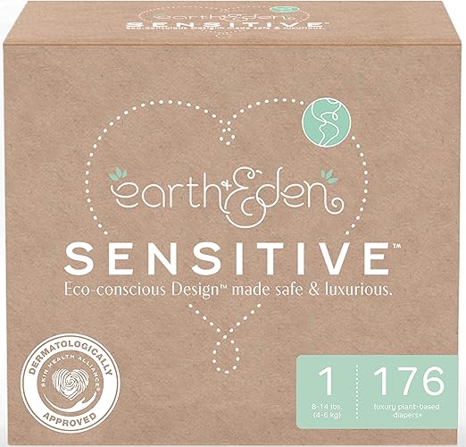 Eco-Conscious & Hypoallergenic Diapers | Size 4 | 192 Count