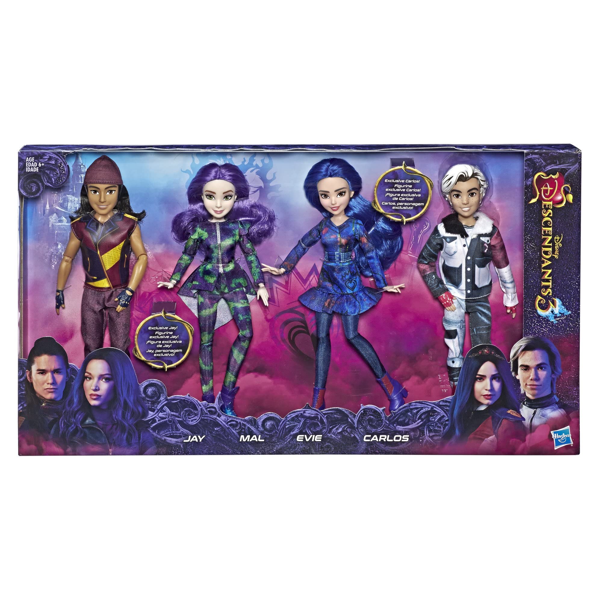 Disney Descendants 3 Isle of The Lost Collection 4 Pack Dolls