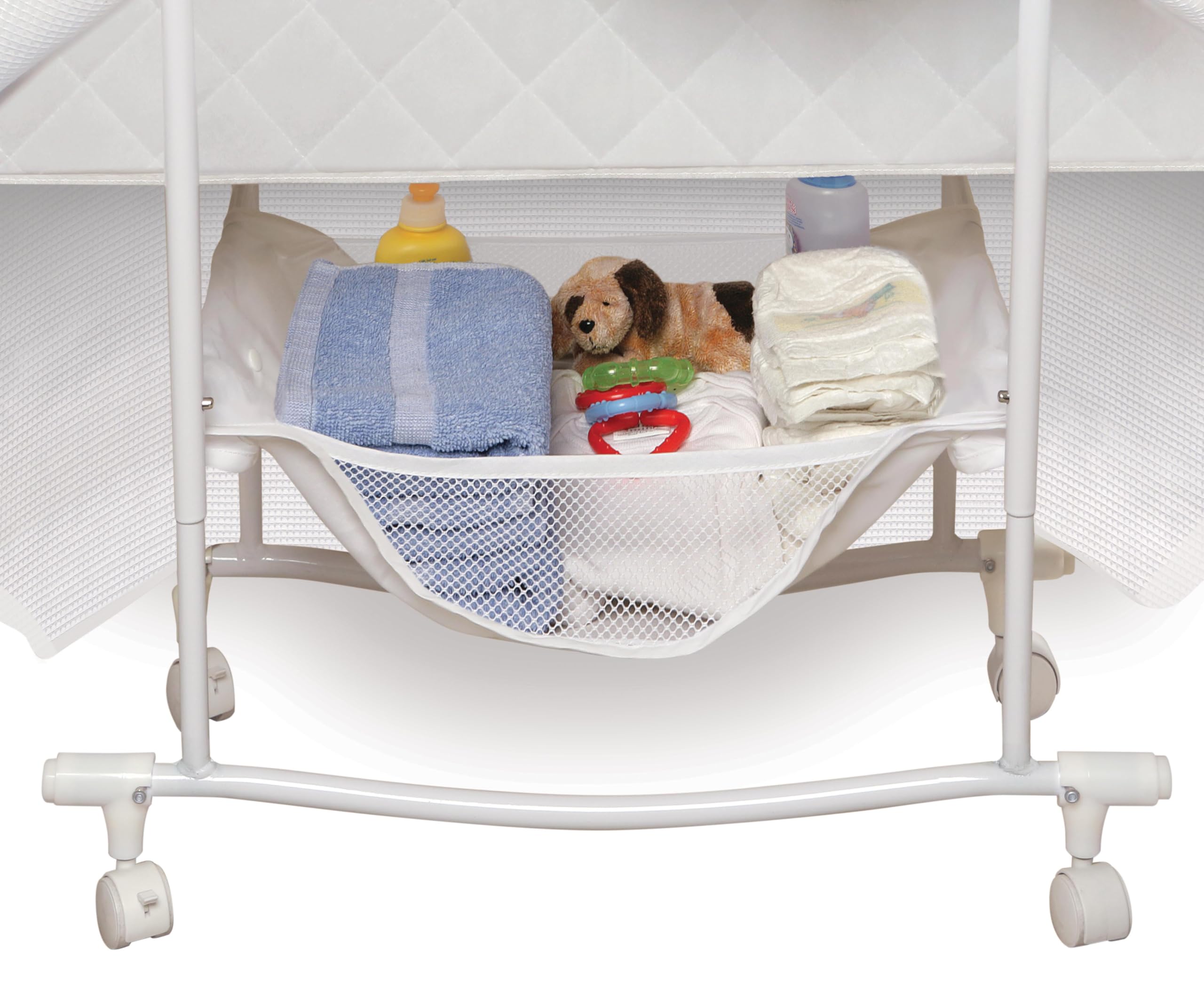 Basket Majesty Canopy Bassinet, Rocking Baby Cradle Bed