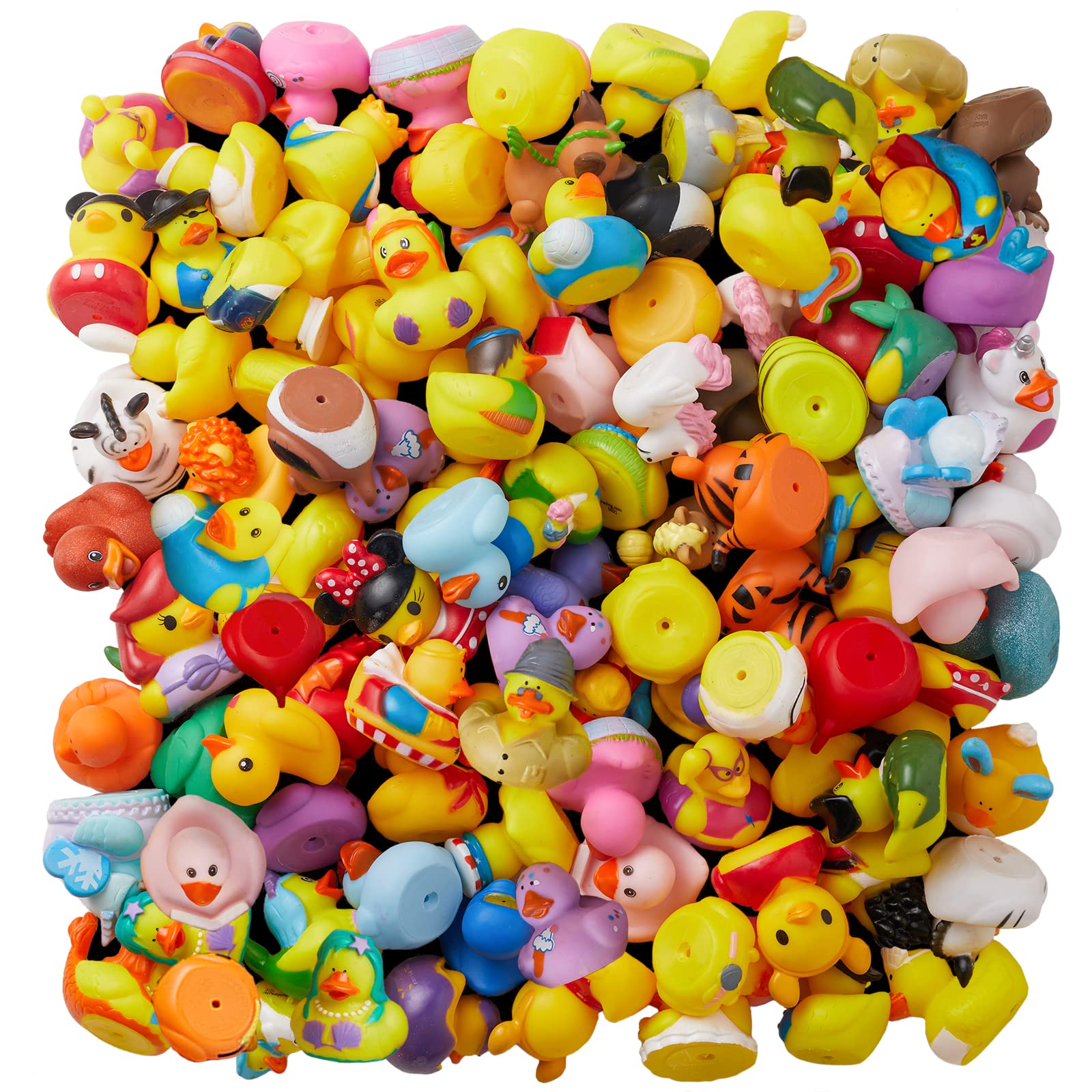 200 Pack Rubber Duck for Jeeps Ducking - 2" Bulk Floater Duck