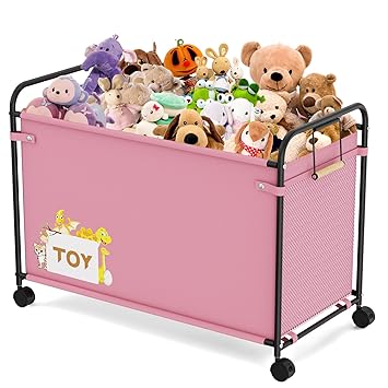 Extra Large Toy Box, 180L Toy Storage Organizer with Wheels