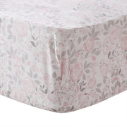 Colette Crib Bed Set - Baby Nursery Set - Grey Pink White