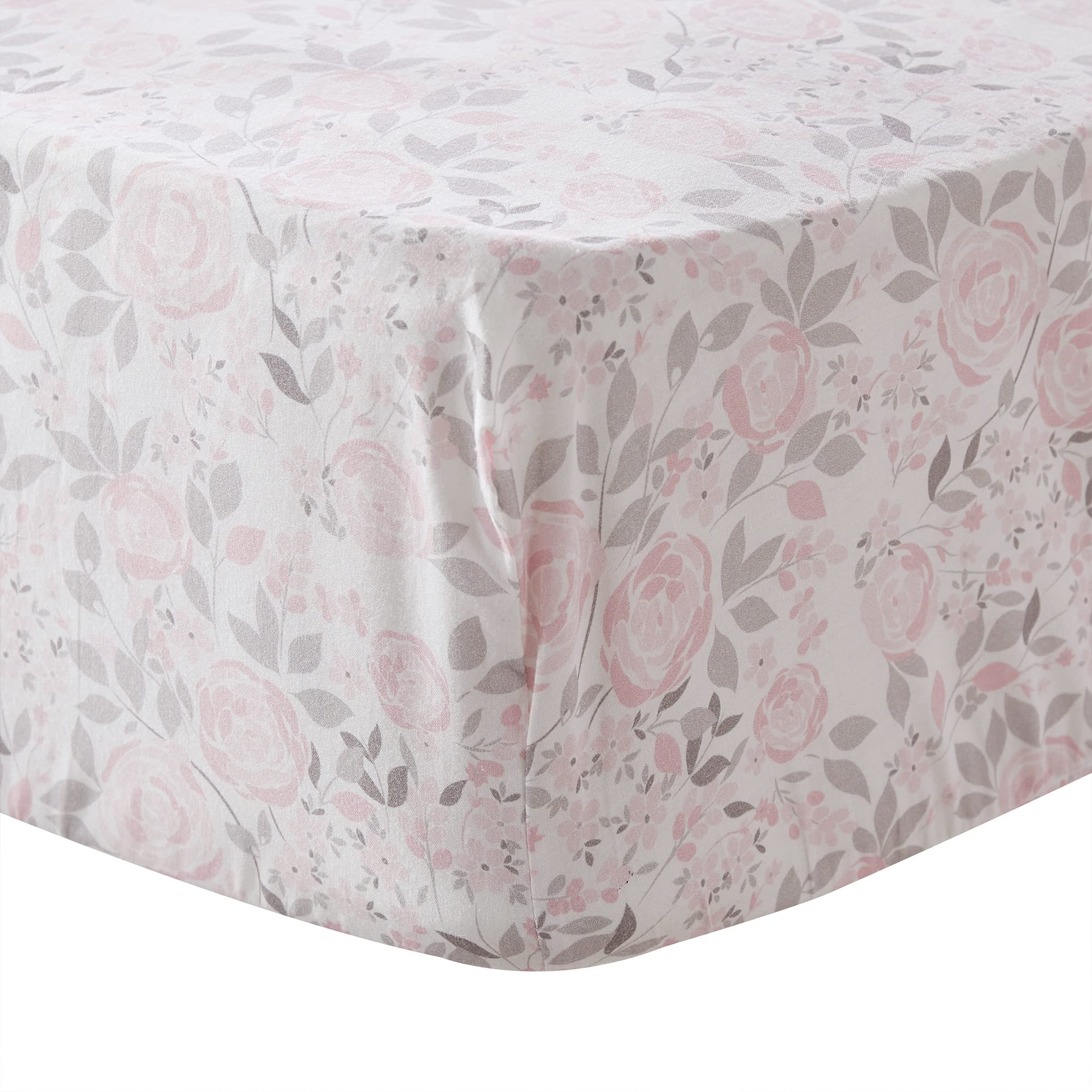 Colette Crib Bed Set - Baby Nursery Set - Grey Pink White